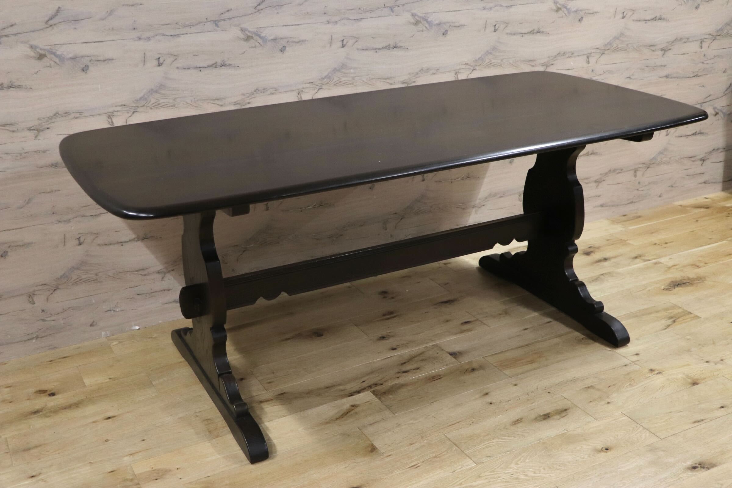 GMHS555○ERCOL / アーコール ダイニングテーブル 食卓テーブル 作業台 アンティーク 英国 イギリスヴィンテージ