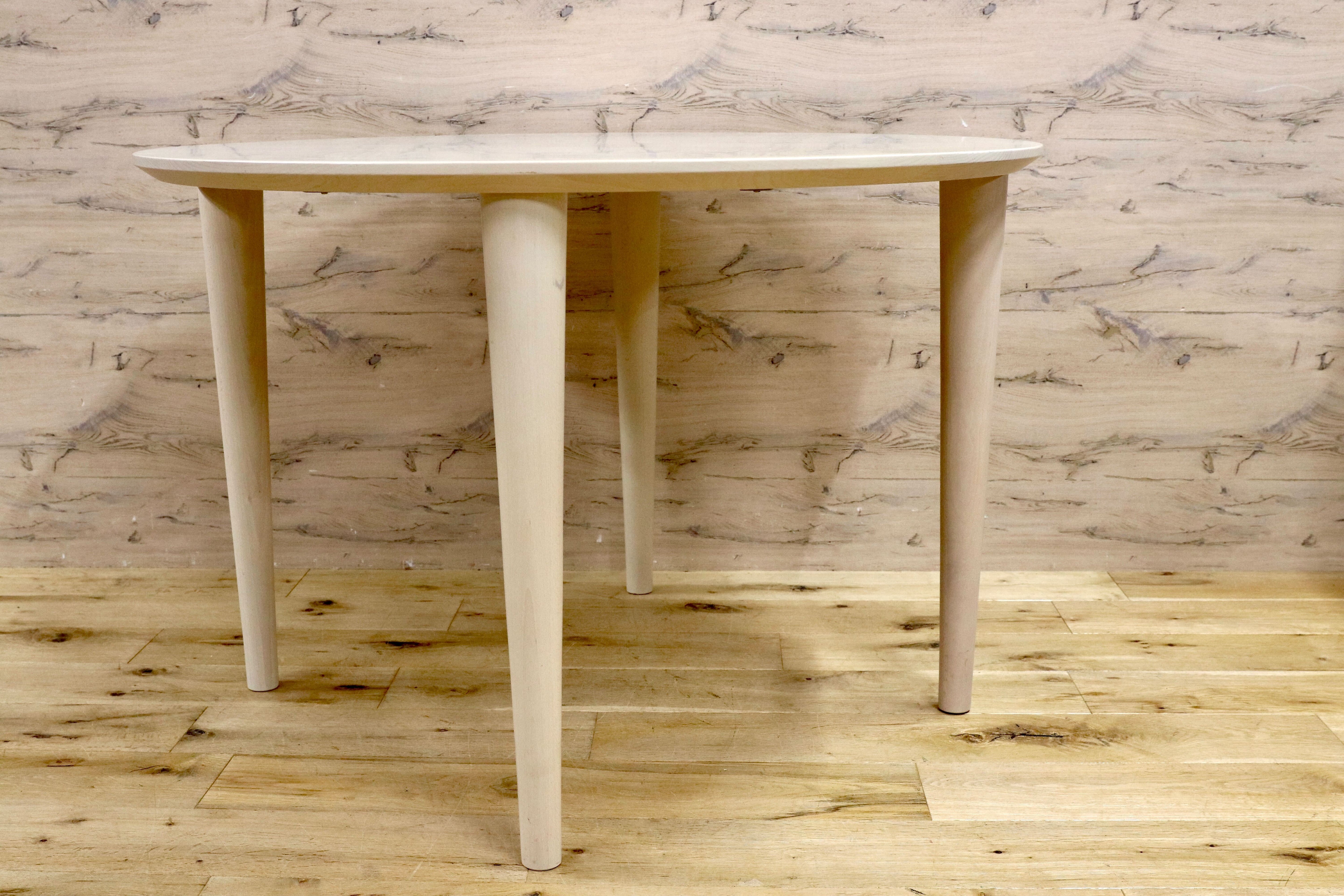 GMHS518○柏木工 / KASHIWA ダイニングテーブル 食卓テーブル オフホワイト ビーチ材 飛騨家具 2〜4人掛け