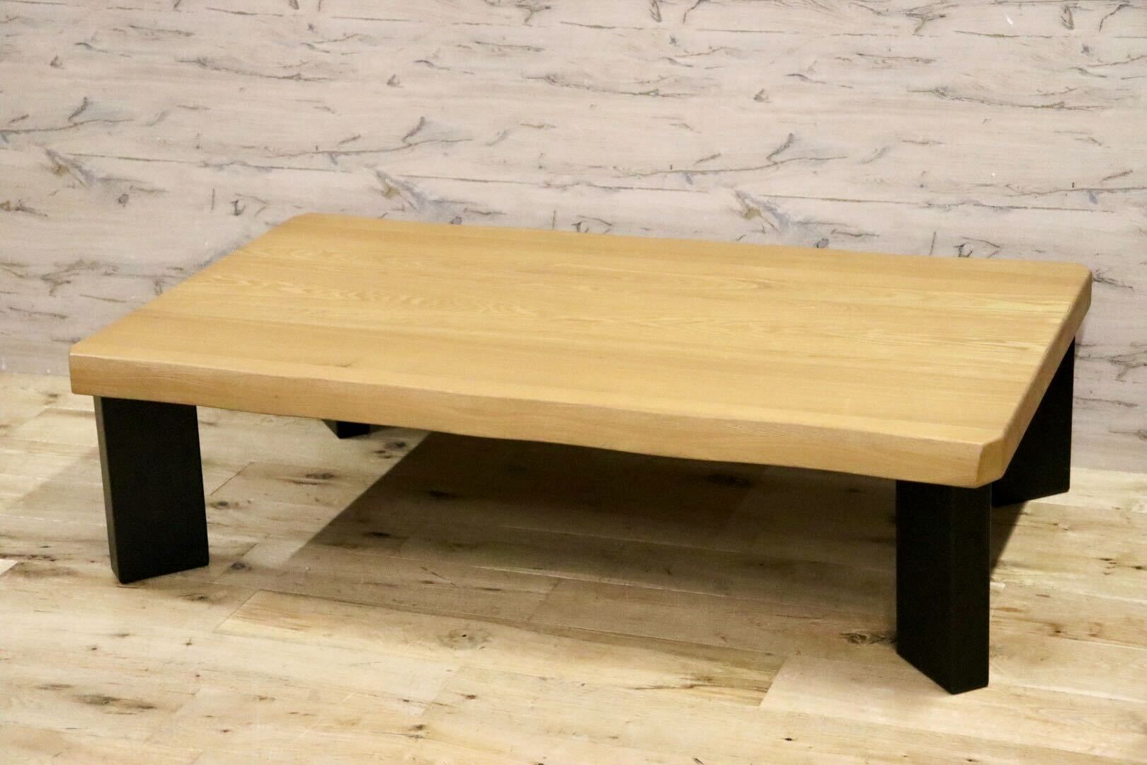 GMHS382○ナガノインテリア / NAGANO INTERIOR ADT166 タモ材 センターテーブル リビングテーブル ローテーブル 木製 北欧スタイル 展示品