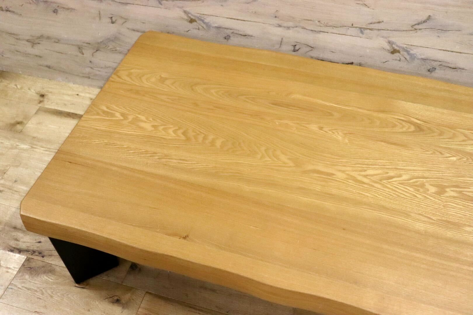 GMHS382○ナガノインテリア / NAGANO INTERIOR ADT166 タモ材 センターテーブル リビングテーブル ローテーブル 木製 北欧スタイル 展示品