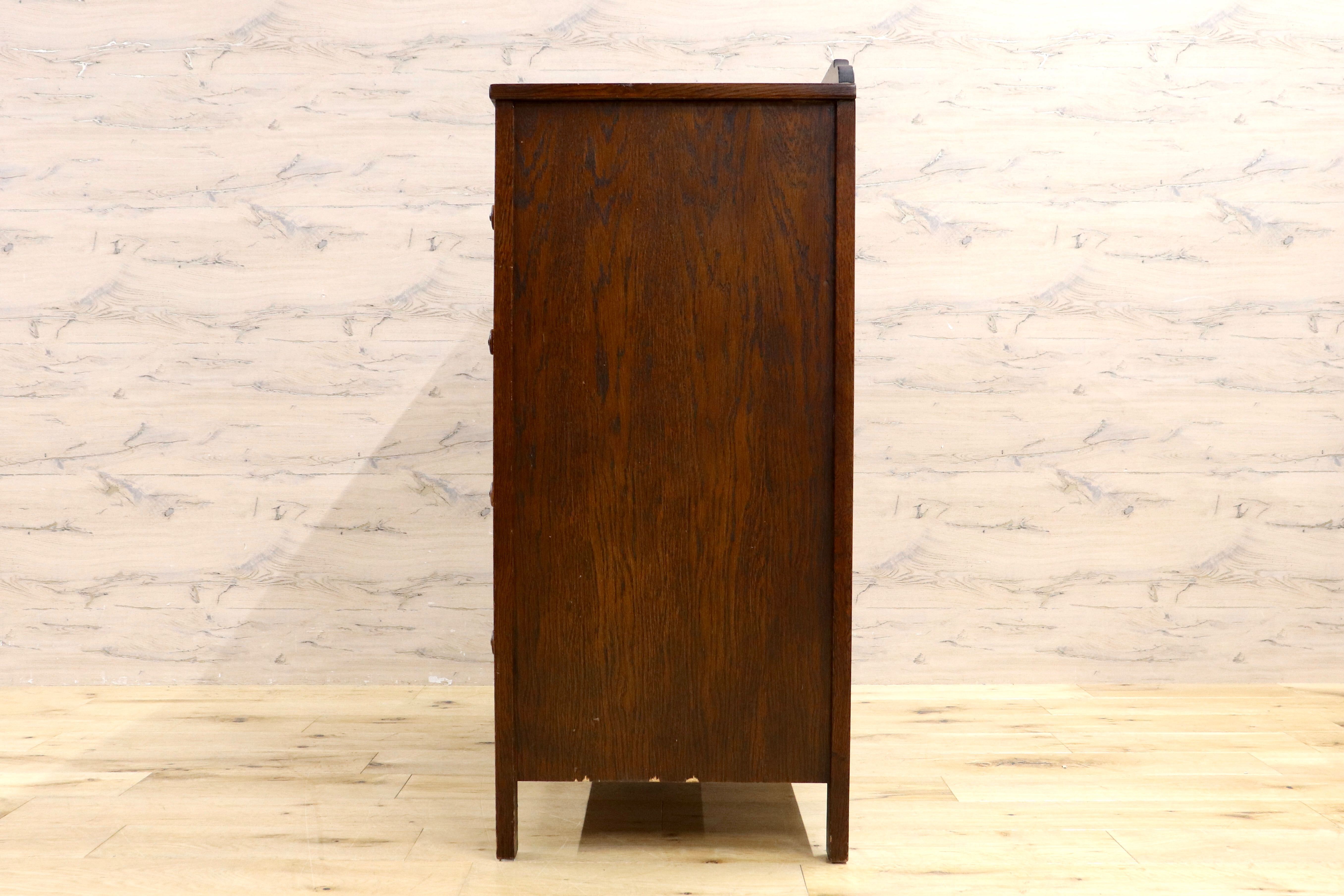 GMIH310○西洋 ヴィンテージ 4段チェスト ルーマニア製 チェスト 引き出し 収納 アンティーク調 カントリー 英国スタイル 木製家具