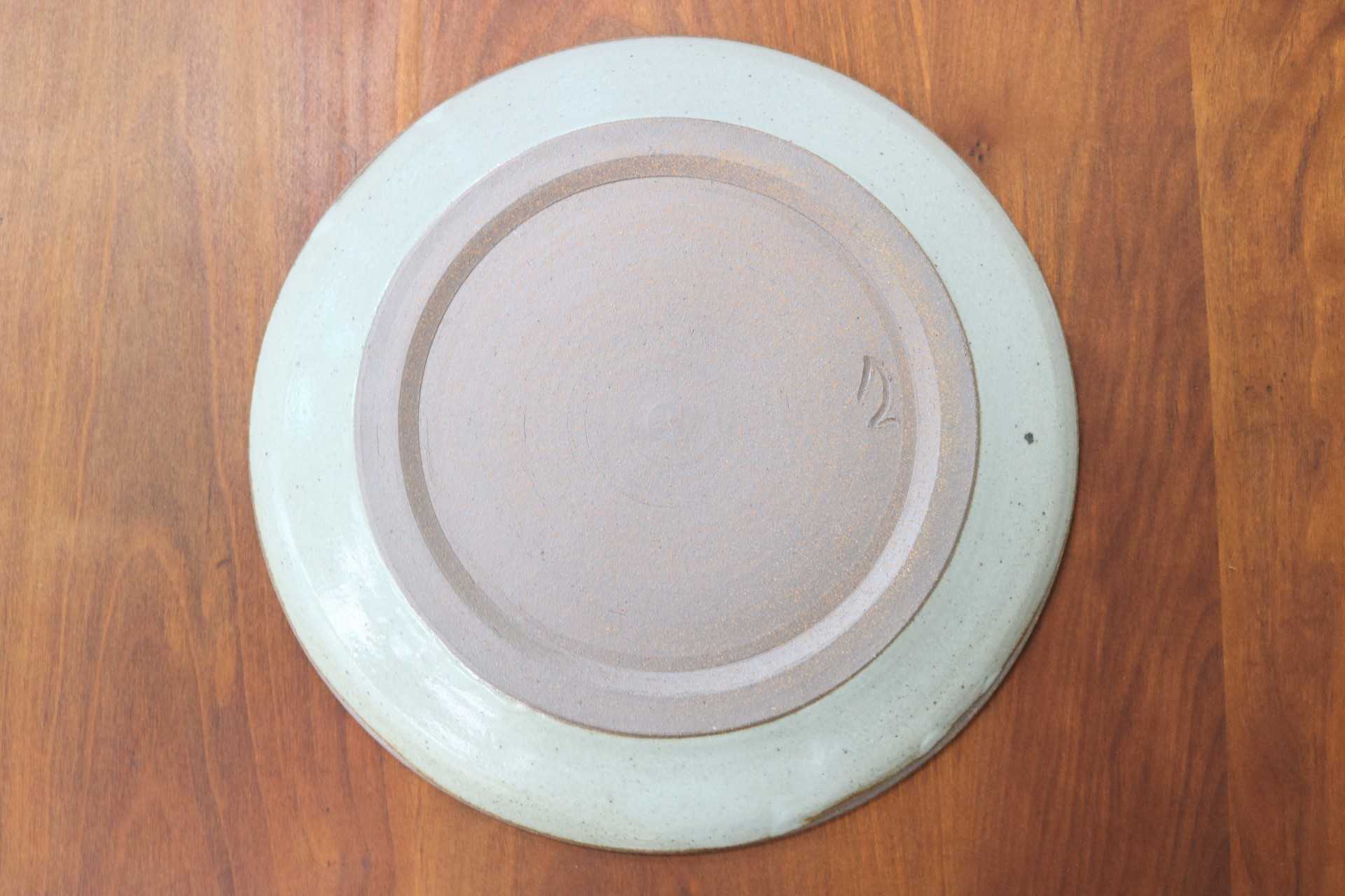 GMJO99A◯市野悟窯 市野哲次 丹波焼 リム皿 陶器 現代陶芸 丹波篠山 作家物