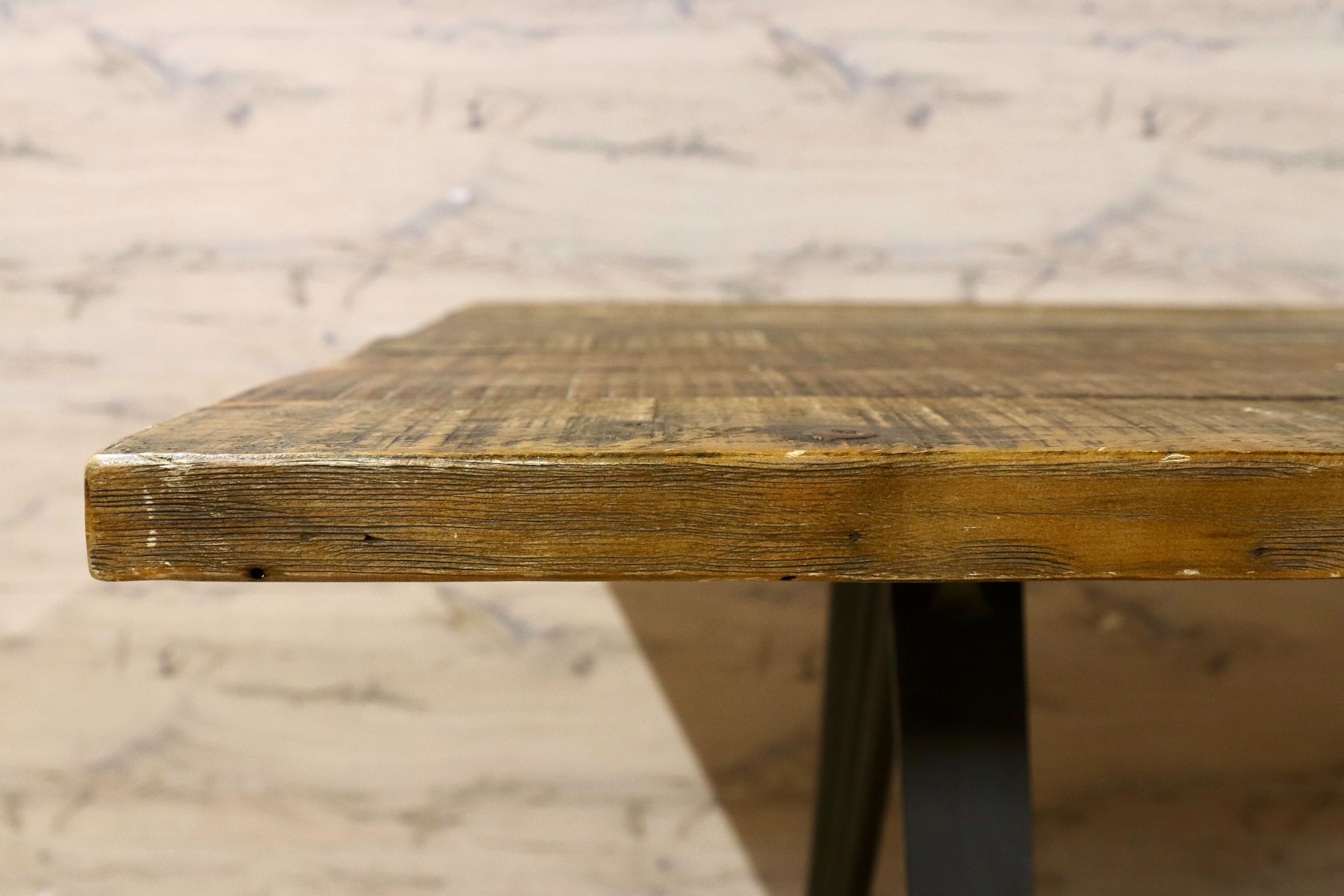 GMHN110○knotantiques / ノットアンティークス YORKOLDPINETABLE ヨークテーブル 関家具 廃番 インダストリアル 無垢材 店舗什器