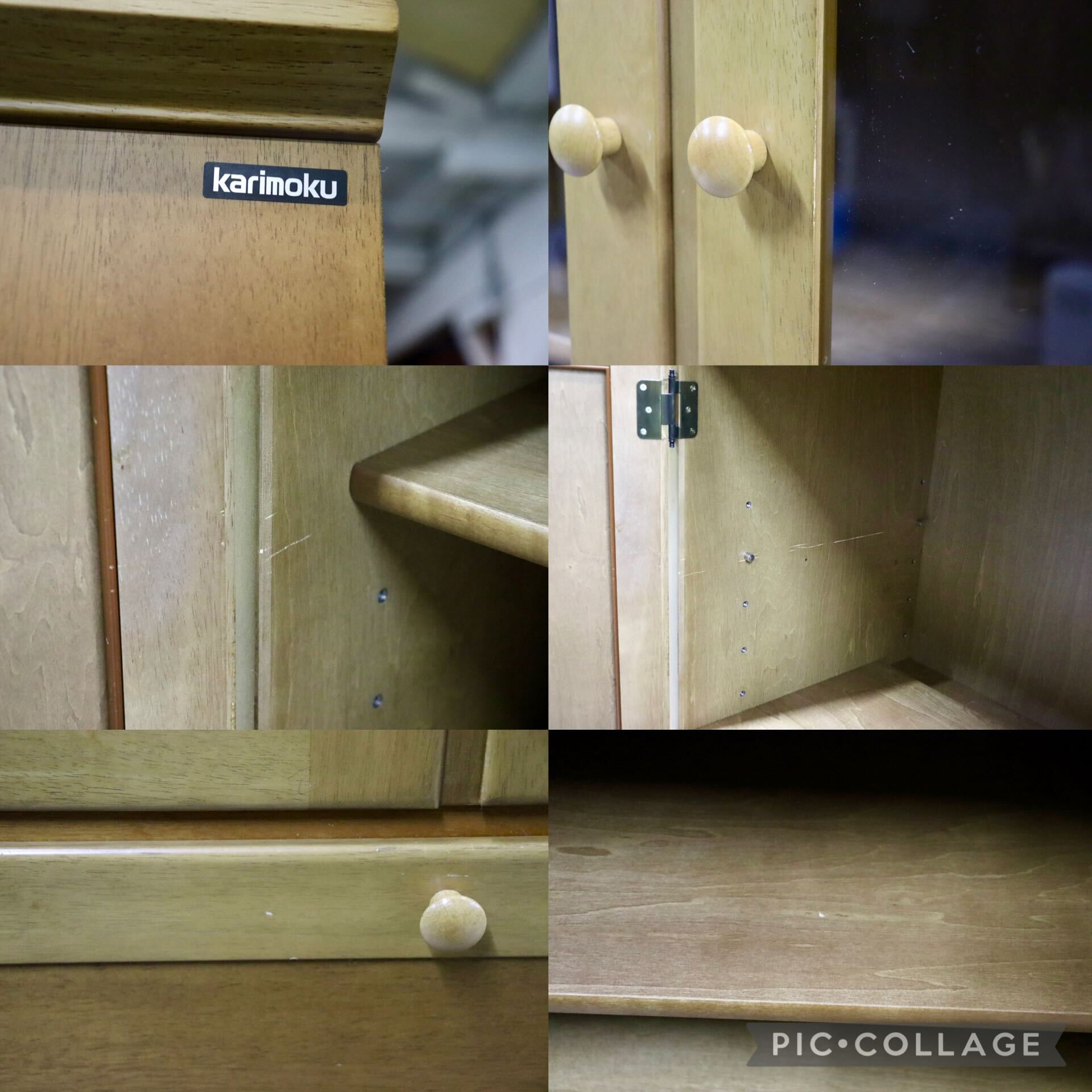 GMIK485○karimoku / カリモク ライティングデスク 本棚 キャビネット 飾り棚 パソコンデスク モダン 国産家具