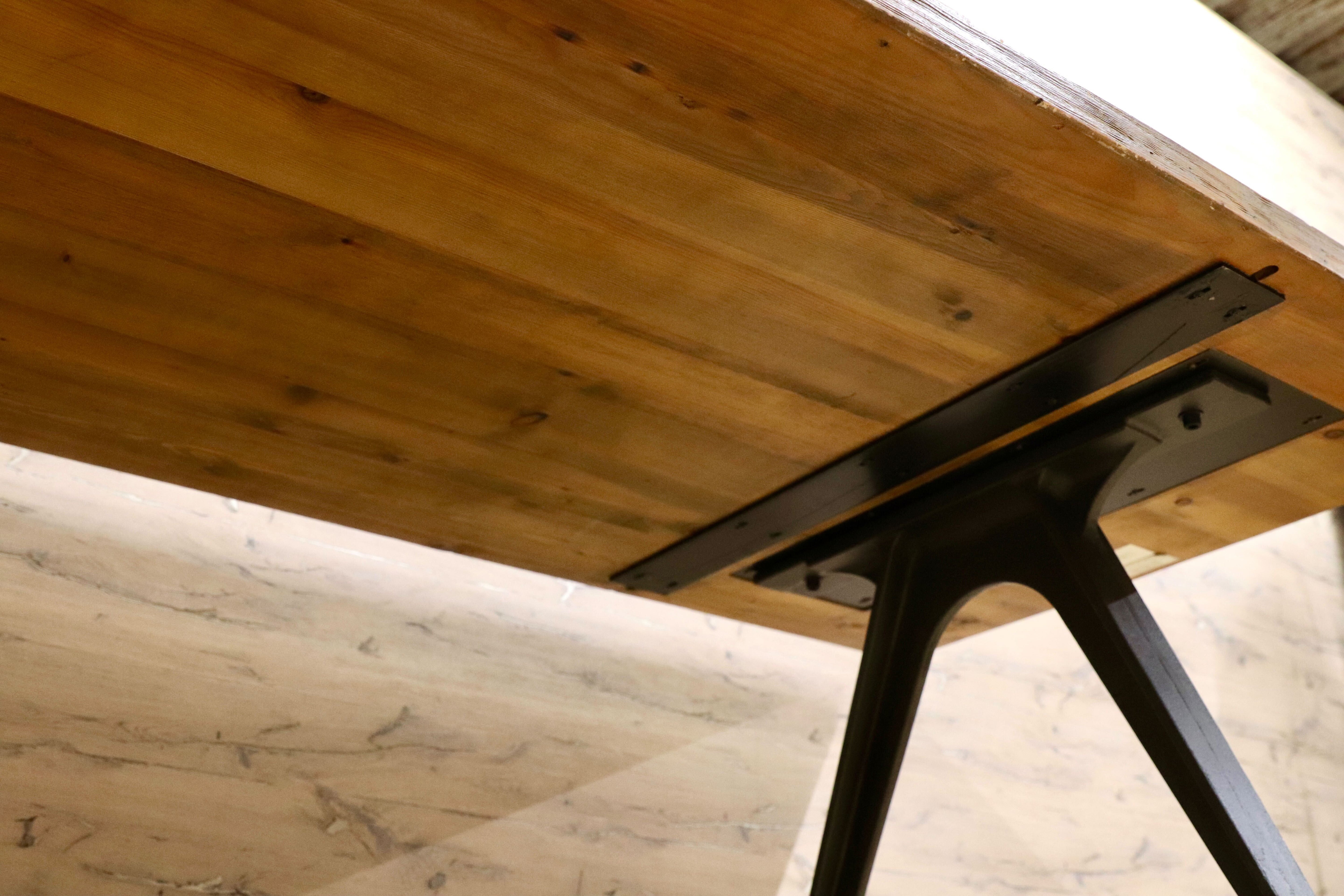 GMHN110○knotantiques / ノットアンティークス YORKOLDPINETABLE ヨークテーブル 関家具 廃番 インダストリアル 無垢材 店舗什器