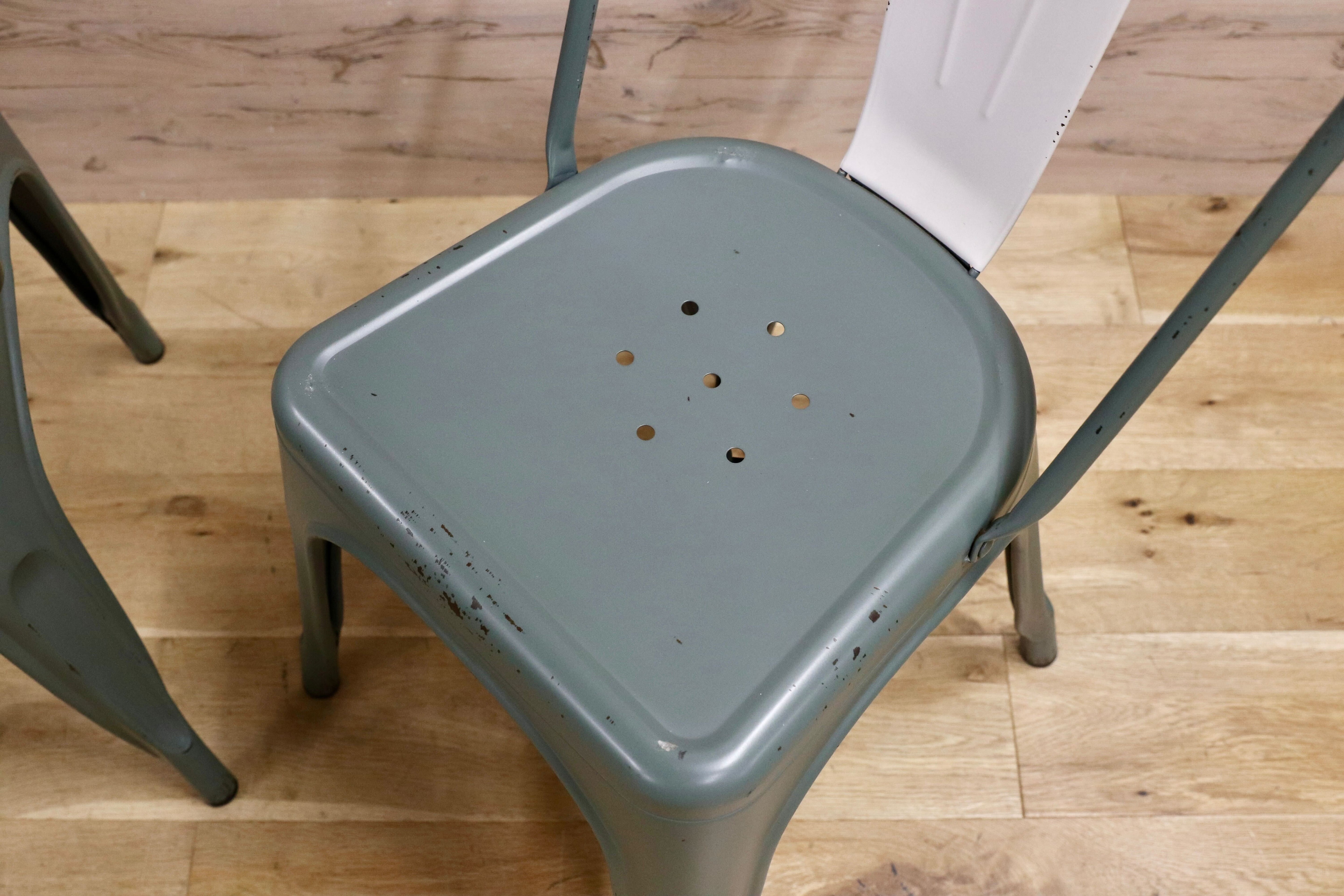 GMHN110A○CRASH GATE / クラッシュゲート GREG グレッグ ダイニングチェア 椅子 3脚セット スタッキング インダストリアル 関家具