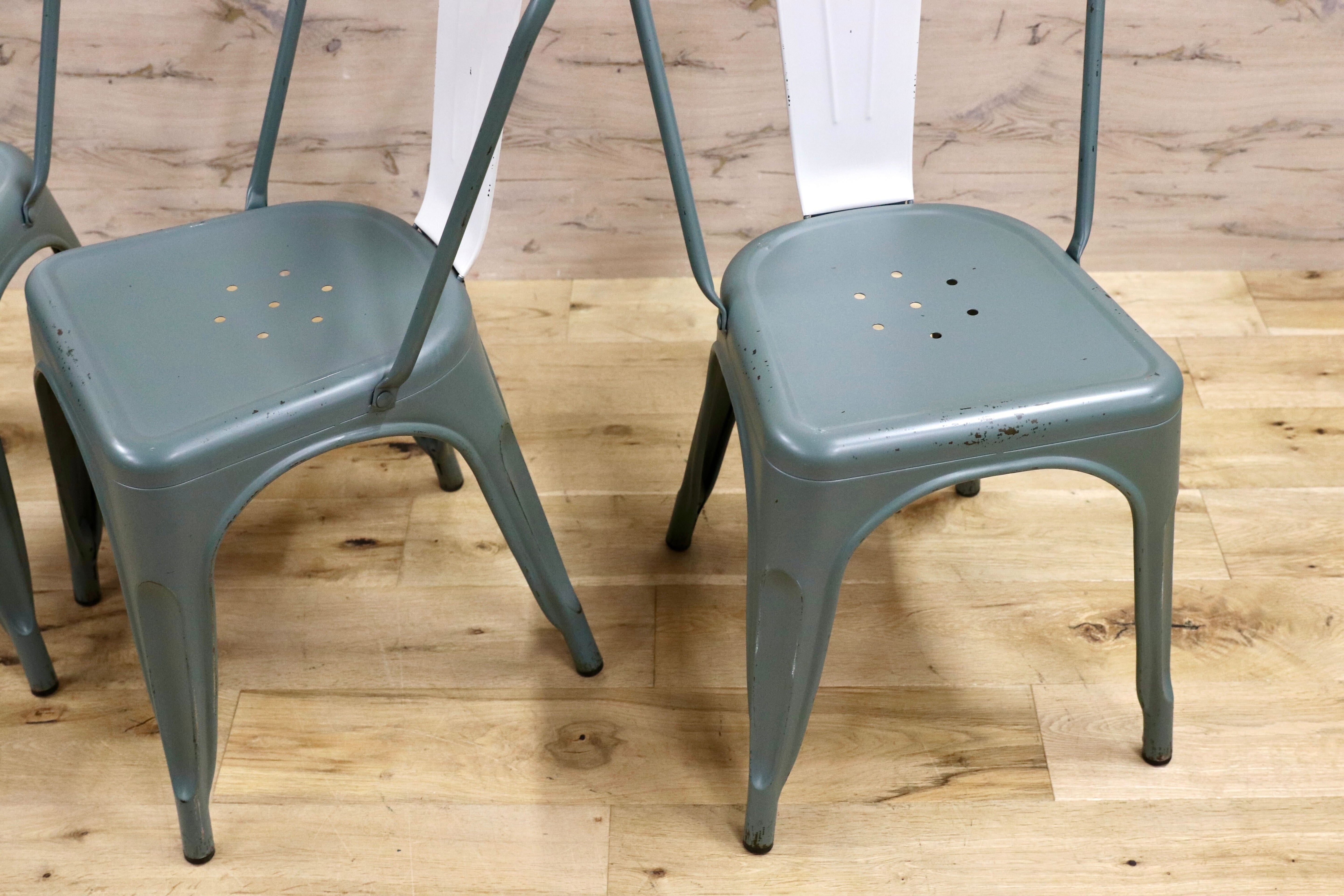 GMHN110A○CRASH GATE / クラッシュゲート GREG グレッグ ダイニングチェア 椅子 3脚セット スタッキング インダストリアル 関家具