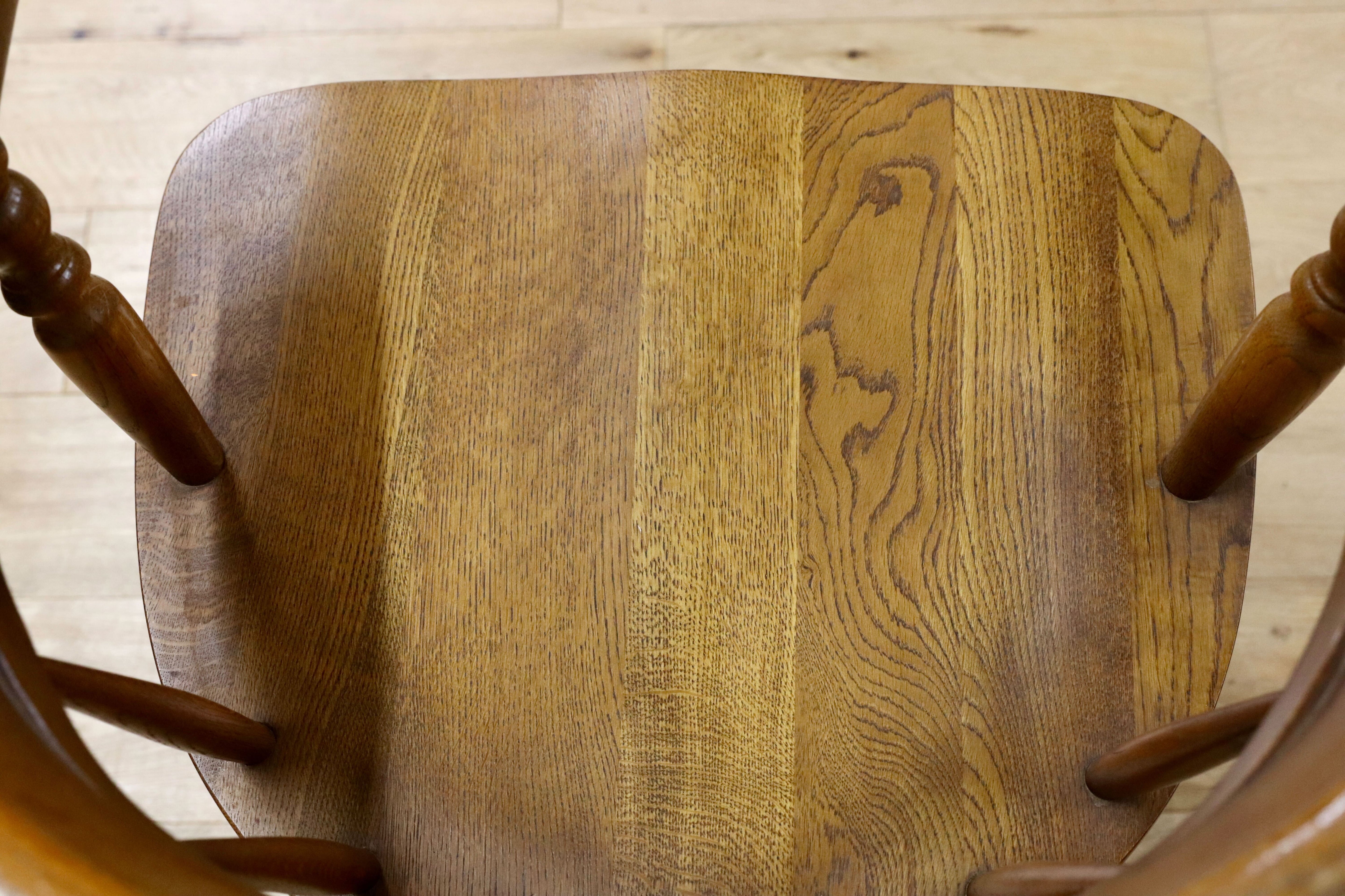 GMGH406C○柏木工 / KASHIWA ダイニングチェア 椅子 ウィンザーチェア オーク無垢材 レトロ カントリー 飛騨家具 アンティーク