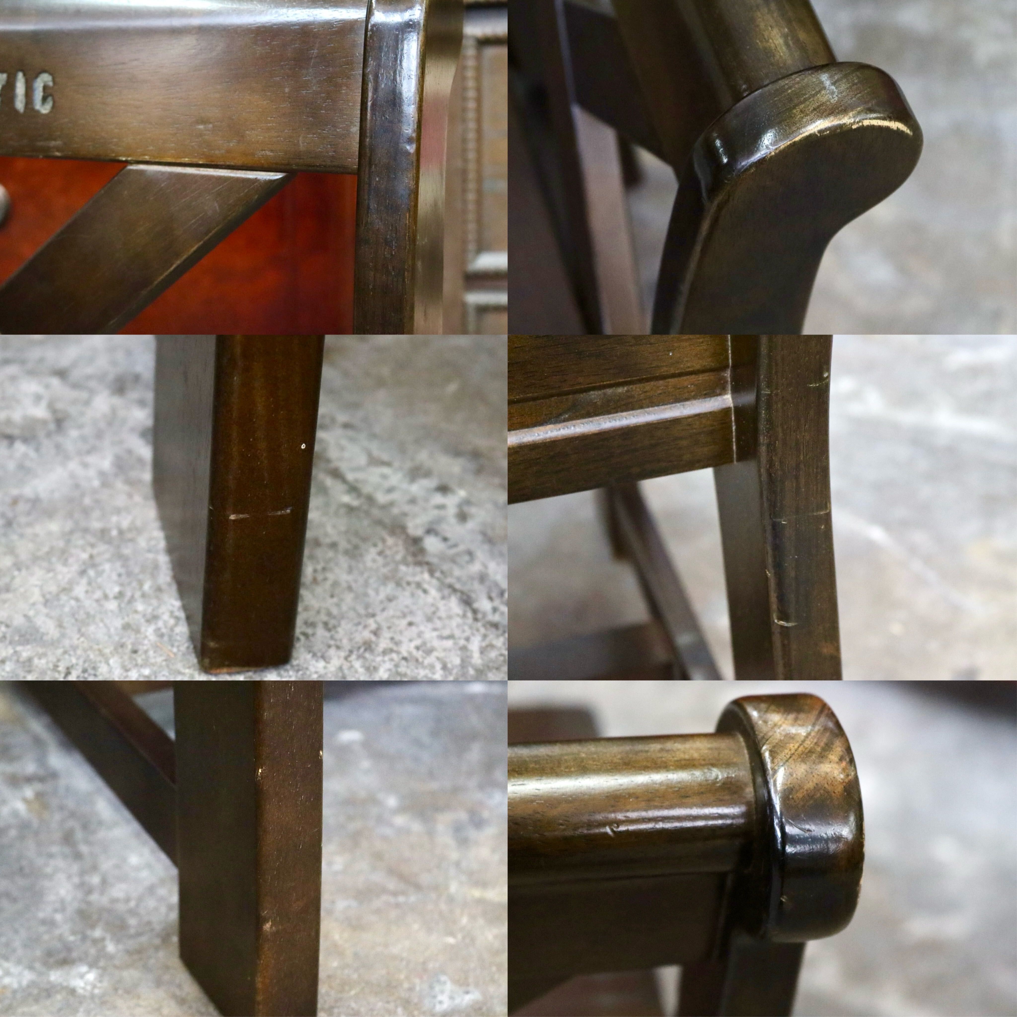 GMJH295B○karimoku / カリモク RUSTIC ルスティック アームレスチェア ベンチチェア 椅子 国産家具 廃番 ヴィンテージ