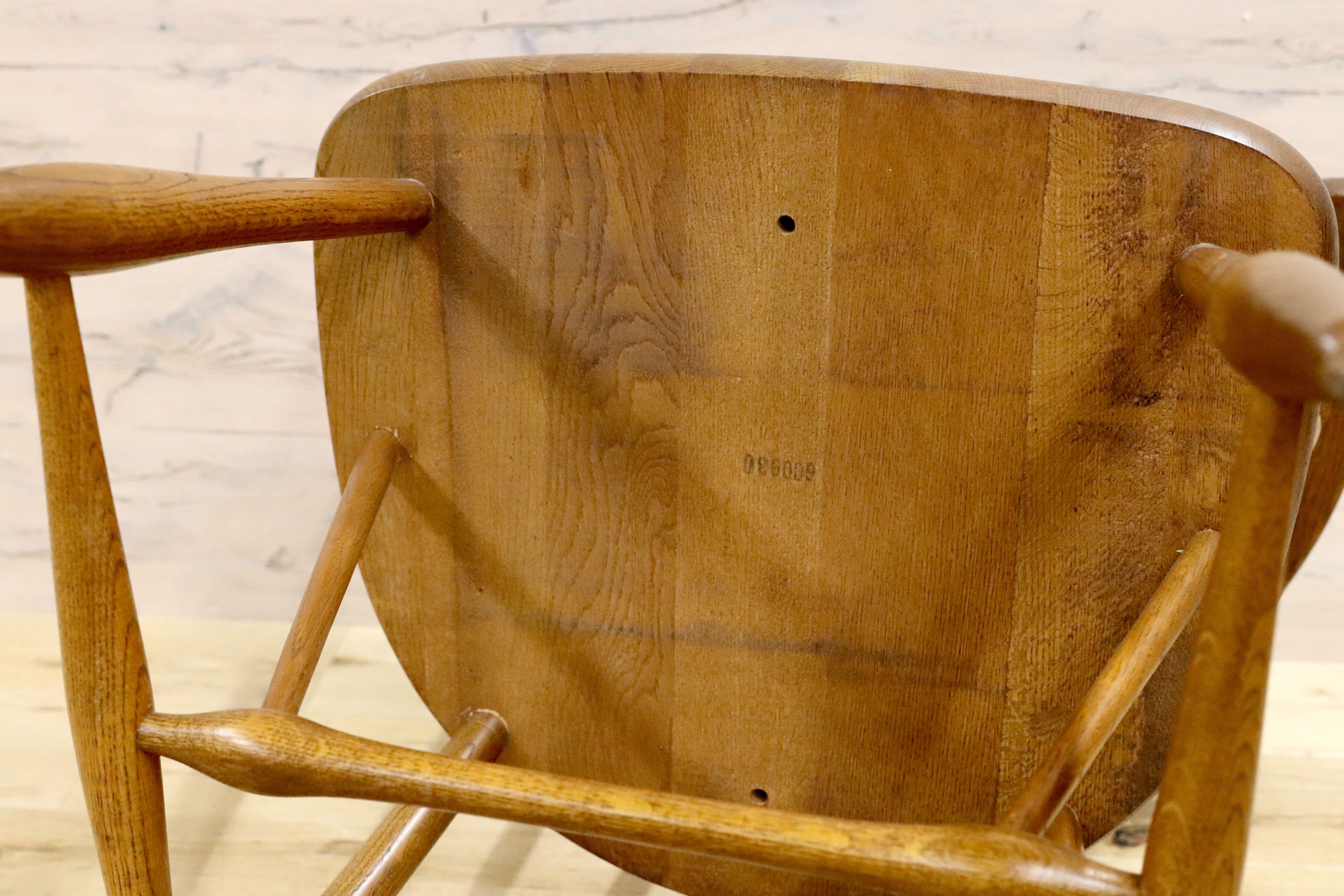 GMGH406C○柏木工 / KASHIWA ダイニングチェア 椅子 ウィンザーチェア オーク無垢材 レトロ カントリー 飛騨家具 アンティーク