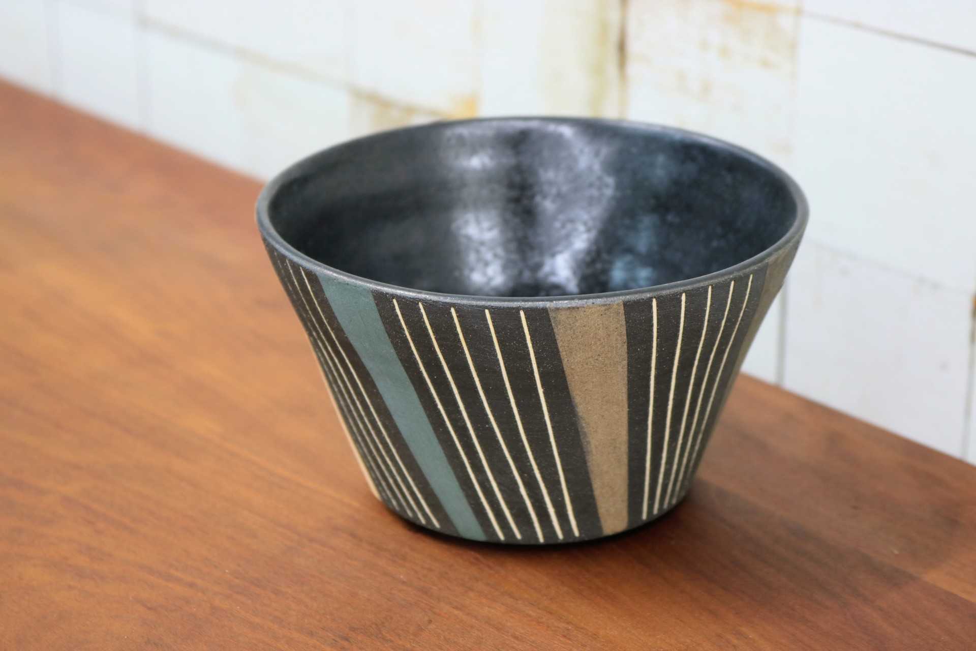 GMJO89◯市野悟窯 市野哲次 丹波焼 中鉢 深皿 陶器 現代陶芸 丹波篠山 作家物