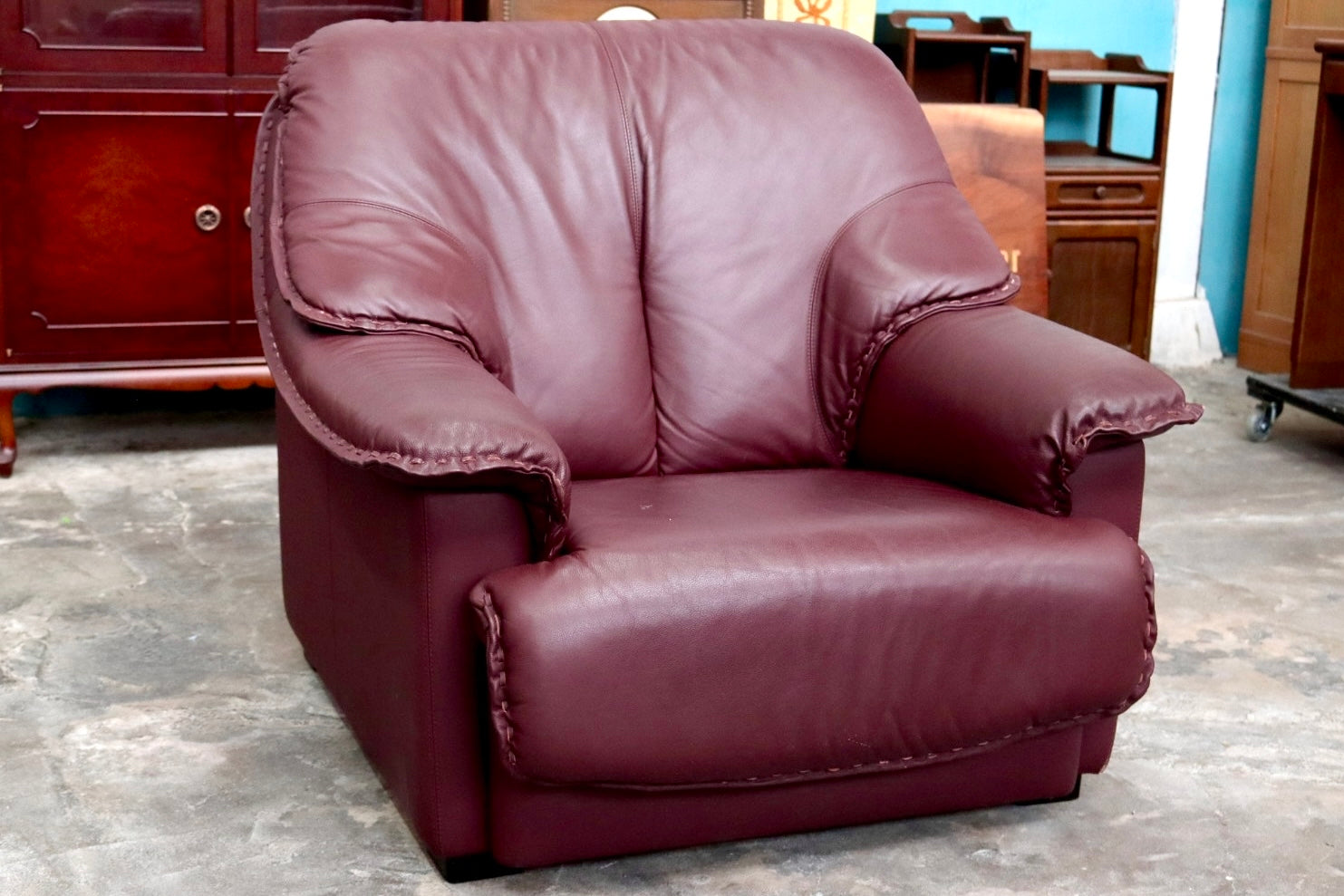GMJS146A○冨士ファニチア / FUJI FURNITURE 1人掛けソファ シングルソファ 椅子 国産家具 ヴィンテージ