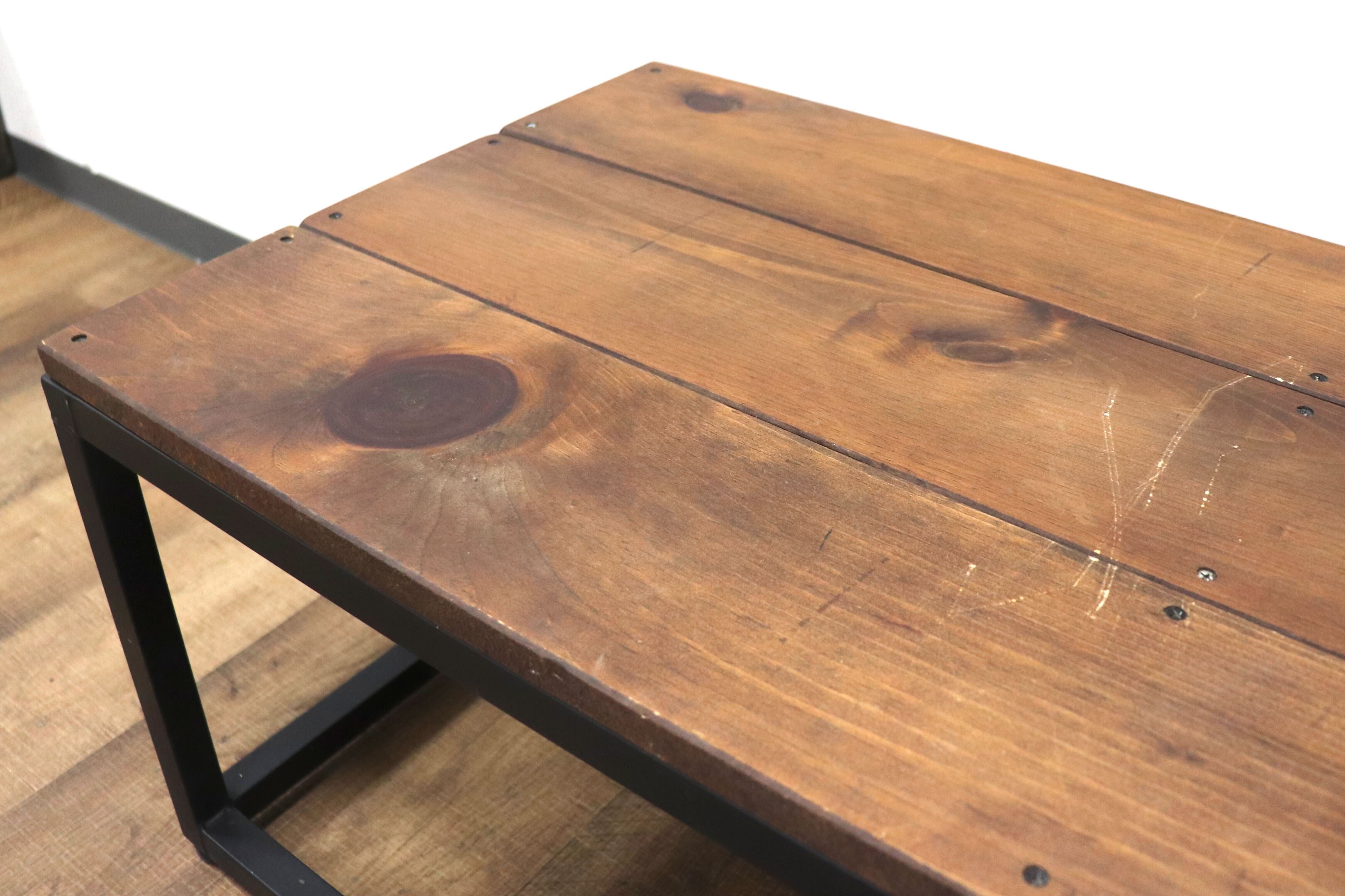 GMHK145○センターテーブル リビングテーブル コーヒーテーブル 古材 カントリー インダストリアル スチールフレーム 検) CRASH GATE