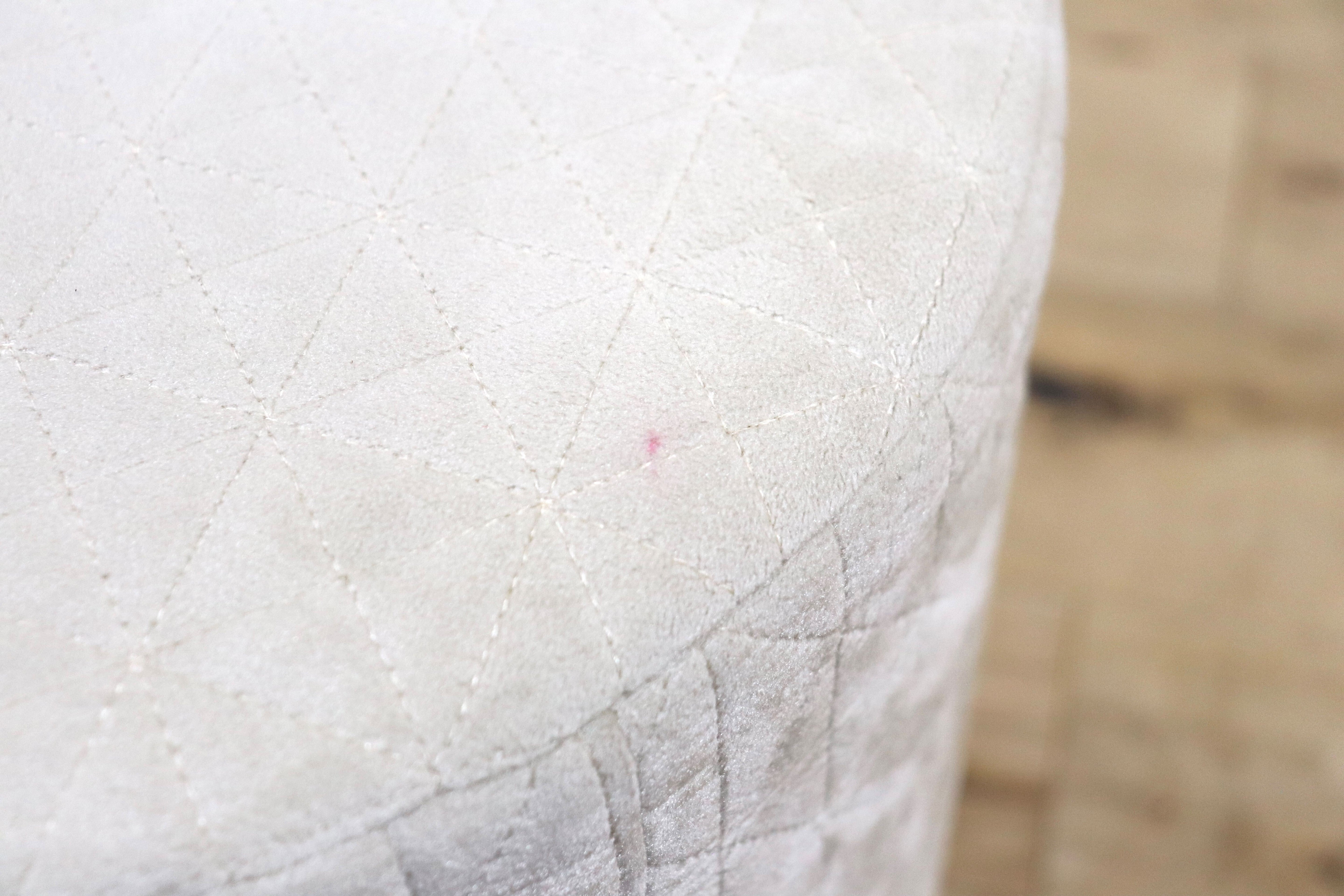 GMHK795B○Francfranc / フランフラン ジェムスツール スツール 椅子 ファブリック ホワイト ドレッサー モダン ラグジュアリー