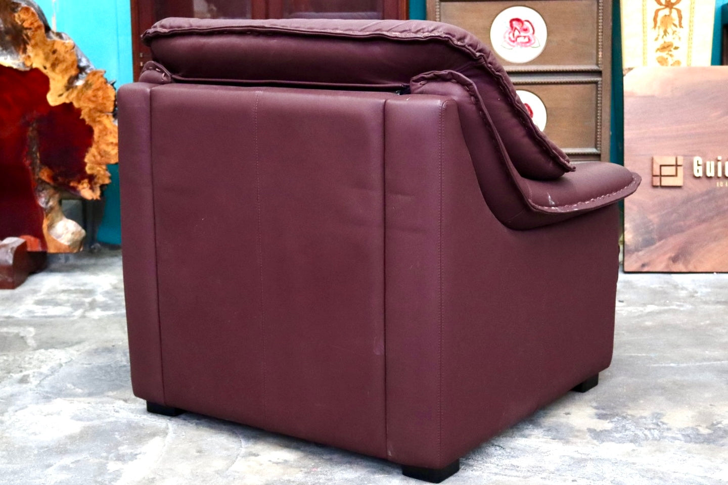 GMJS146B○冨士ファニチア / FUJI FURNITURE 1人掛けソファ シングルソファ 椅子 国産家具 ヴィンテージ