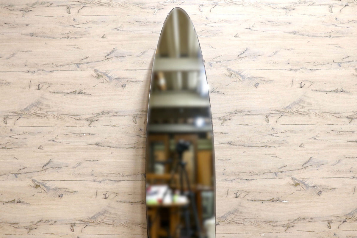 GMJH394◯Crastina / クラスティーナ S70001 オーバルスタンドミラー 姿見 全身鏡 鏡 ミラー フレームレス ミッドセンチュリー モダン