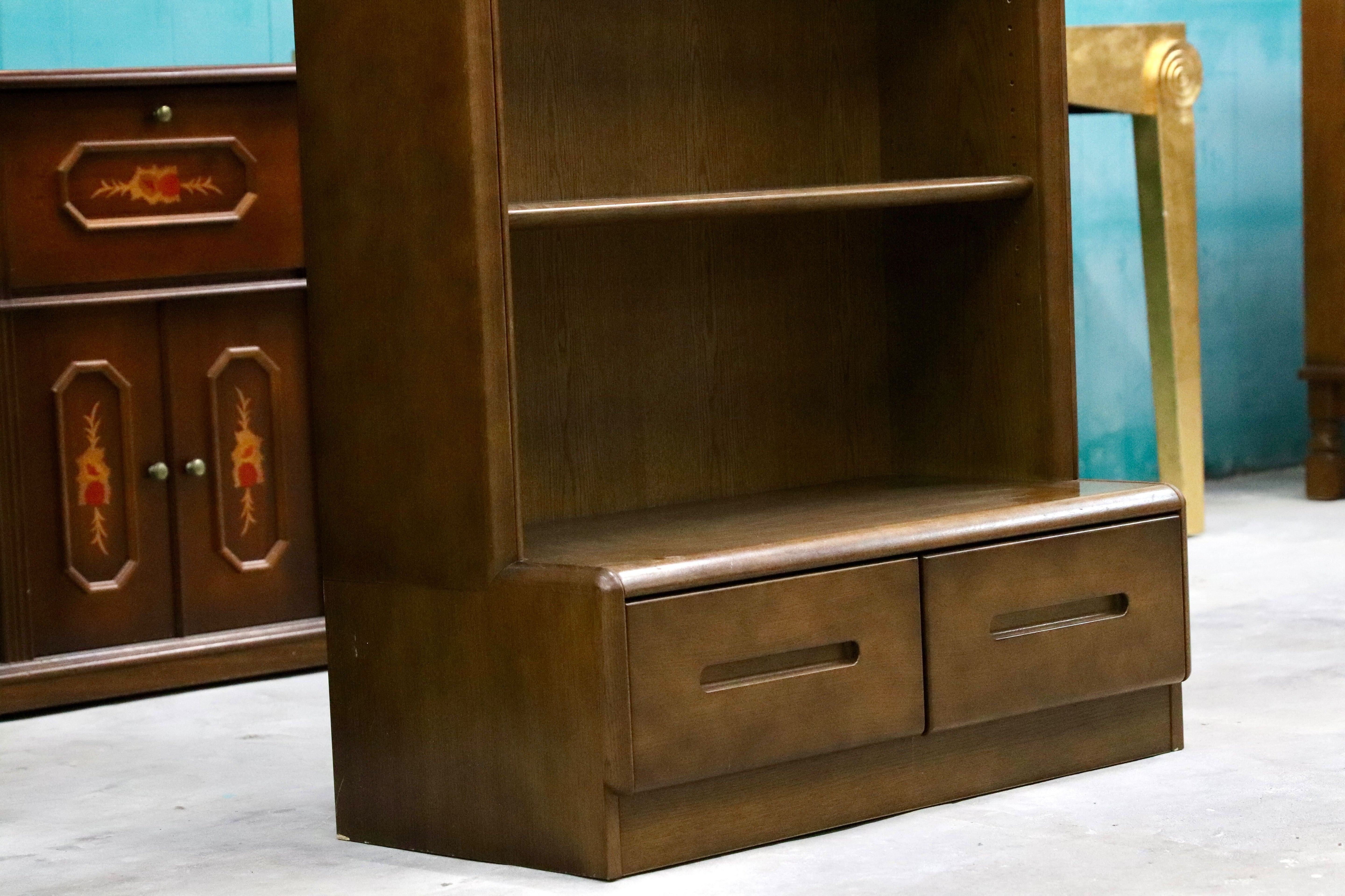 GMHH354B○karimoku / カリモク ブックシェルフ ラック 棚 本棚 書棚 飾り棚 キャビネット オーク ブラウン 国産家具