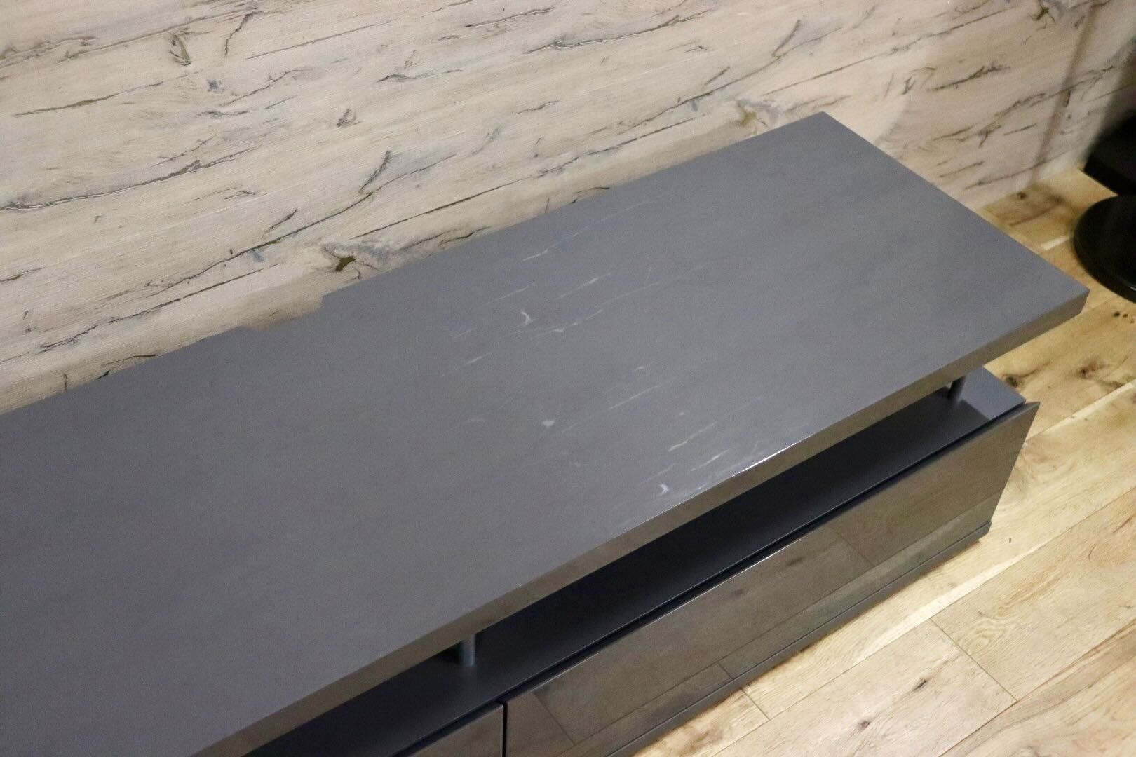 GMGK515○CUCINA / クチーナ TVボード AVボード ローボード リビング収納 グレー スタイリッシュ モダン