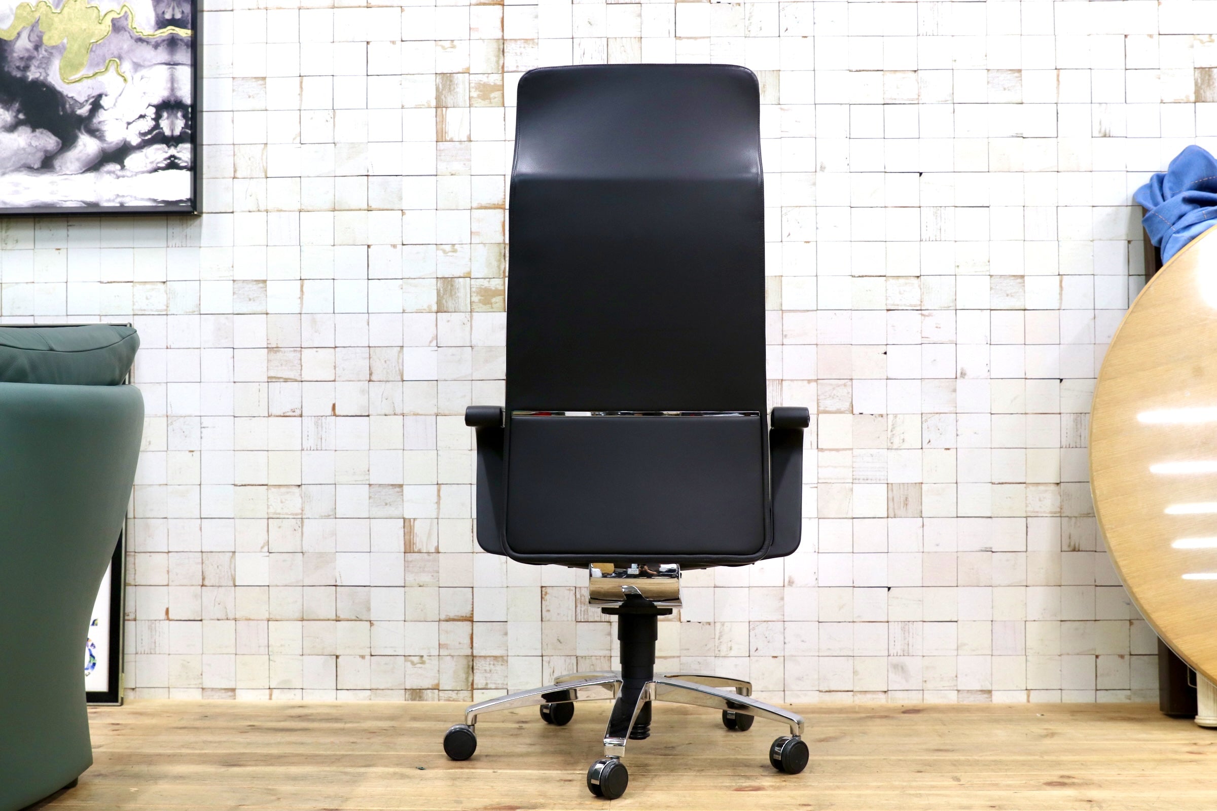 GMJK172A○SEDUS / セダス OF COURSE EXECUTIVE CS-103 エグゼクティブチェア デスクチェア オフィスチェア 総本革 ドイツ製 定価約53万円