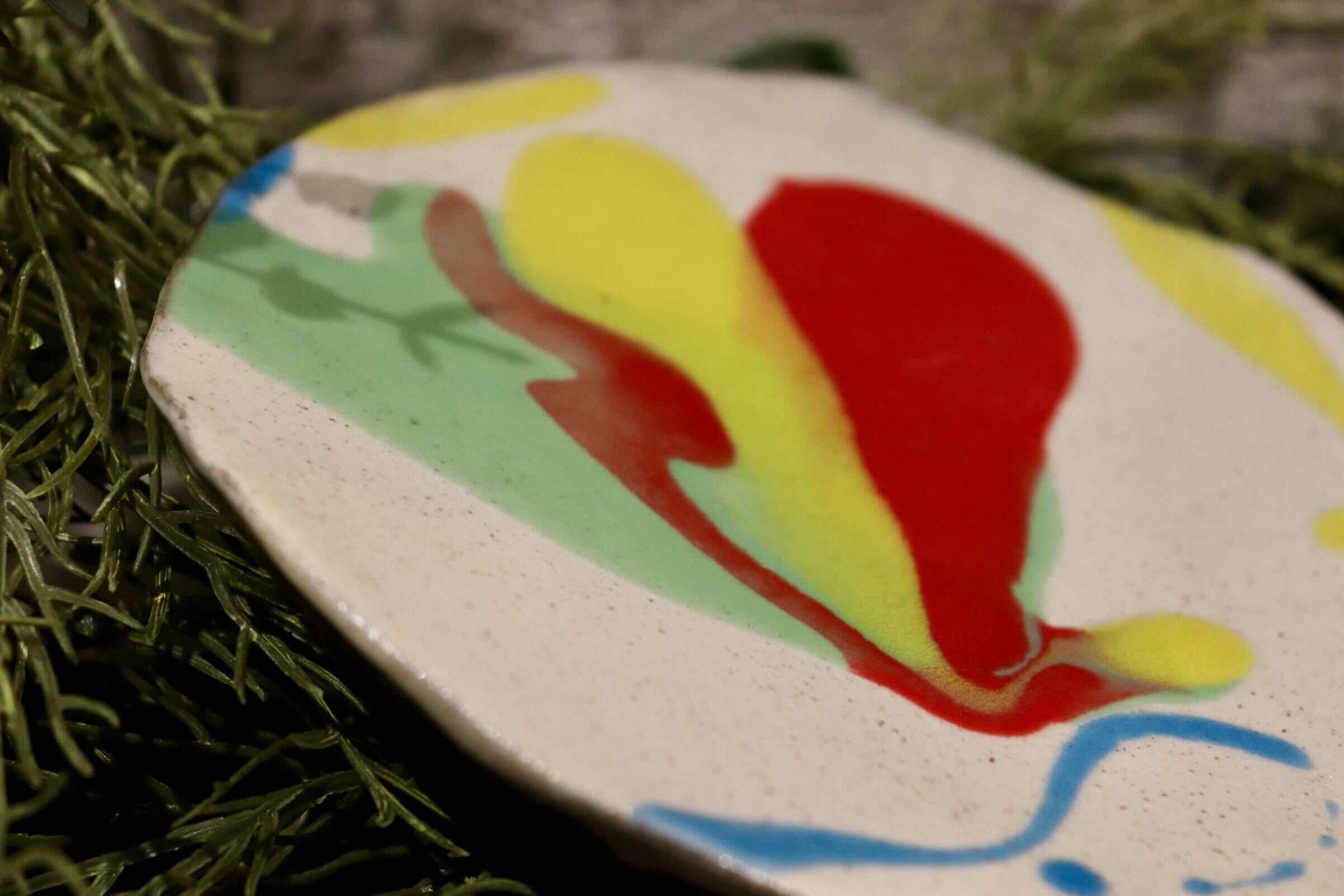 GMIO222D◯丹文窯 丹波焼 陶器 皿 プレート 伝統工芸 丹波篠山 未使用