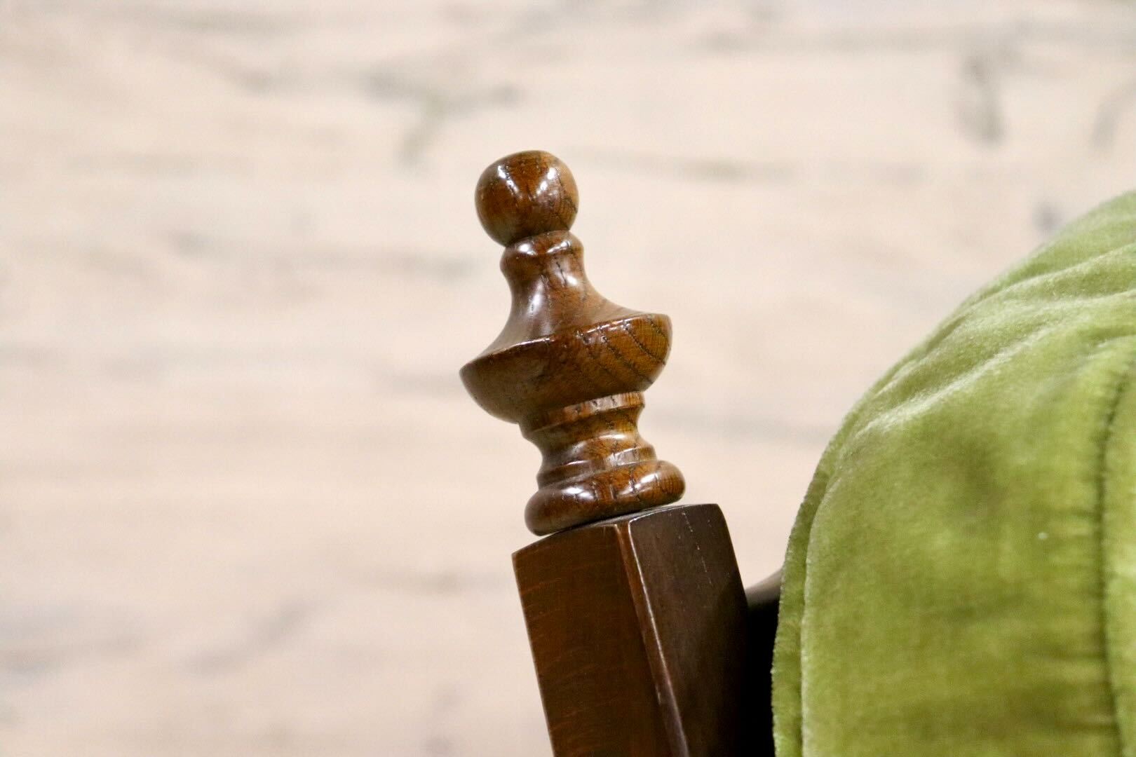 GMHH271A○飛騨産業 / HIDA キツツキ 穂高 1人掛けソファ アームチェア シングルソファ ファブリック グリーン カントリー ヴィンテージ