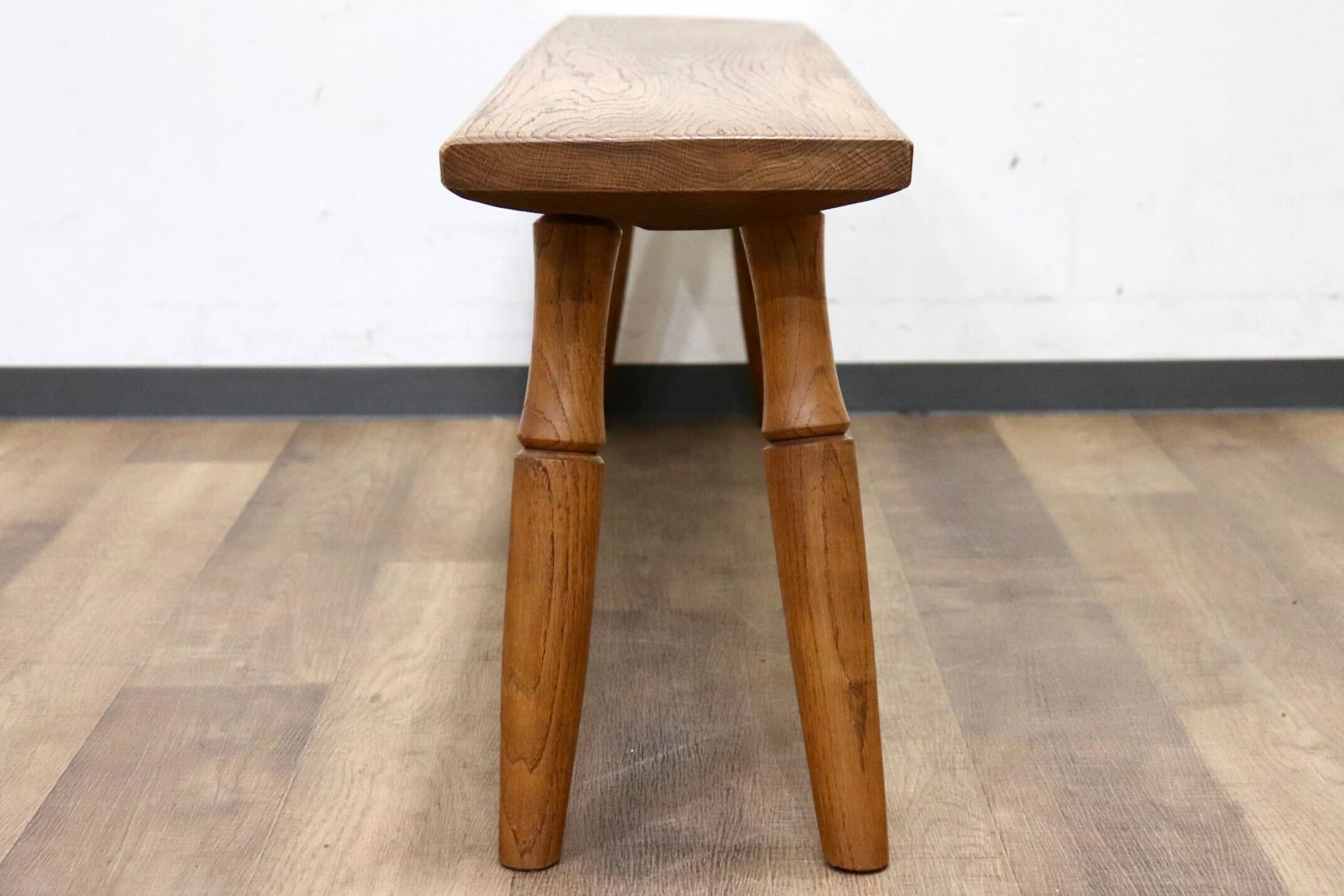 GMHH506○飛騨家具 特注 ダイニングベンチ ダイニングチェア 長椅子 ベンチ 腰掛け 椅子 シンプル 無垢 オーク材 ノスタルジック