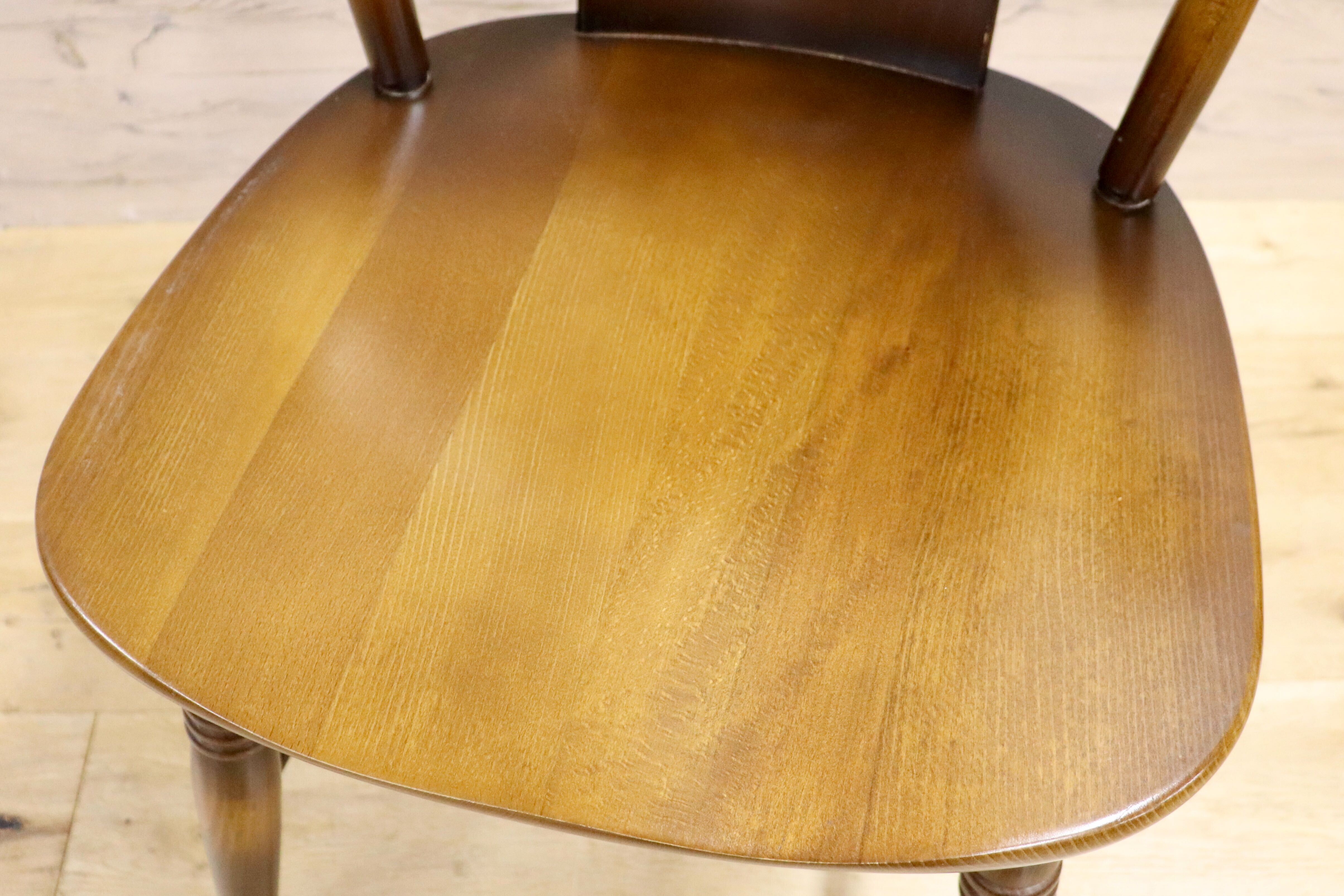 GMHK441C○飛騨産業 / HIDA キツツキ アームレスチェア ダイニングチェア 食卓椅子 椅子 木製 カントリー レトロ ビンテージ