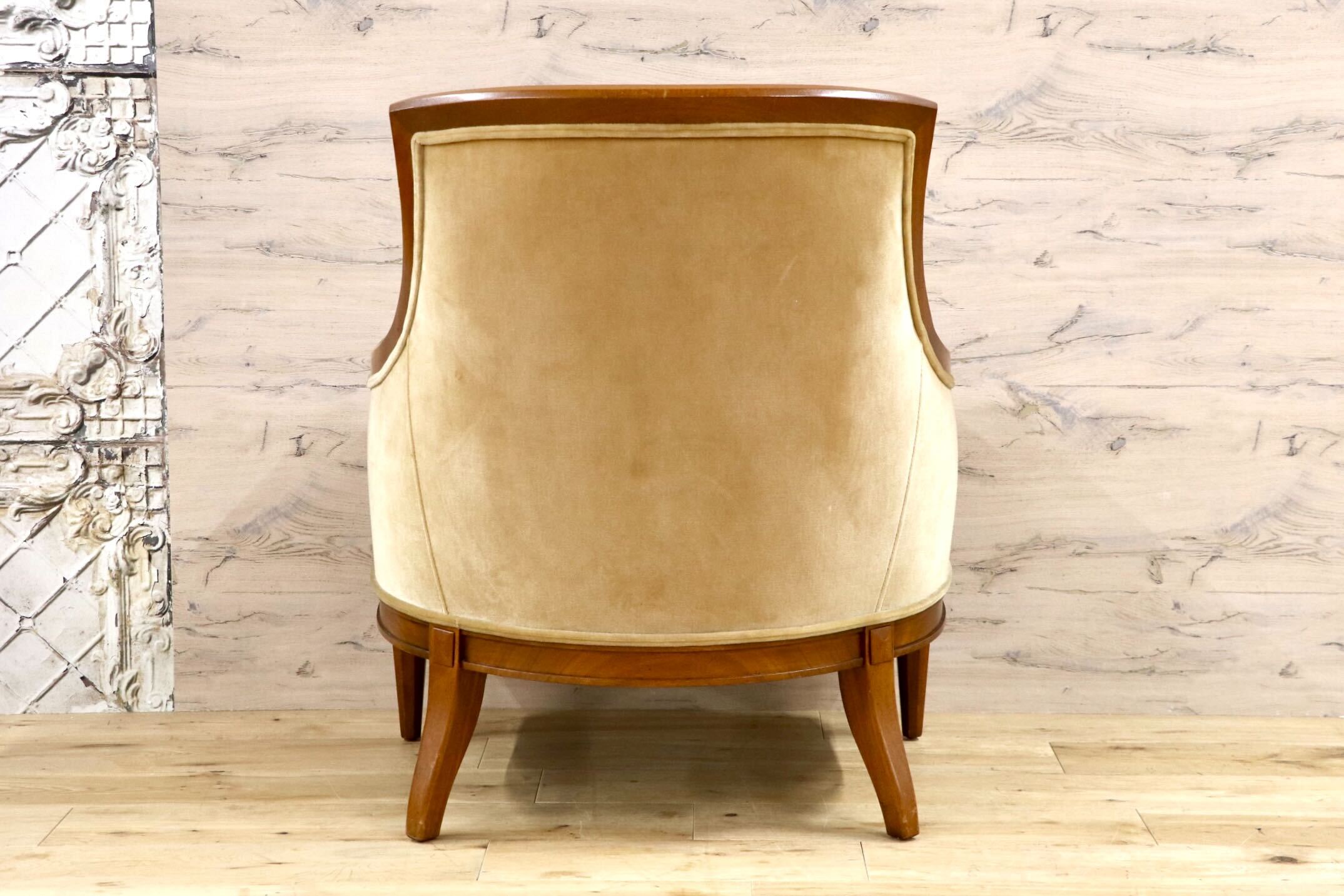 GMJK42○DREXEL HERITAGE / ドレクセルヘリテイジ Upholstery 1人掛けソファ シングルソファ クラシック ヴィンテージ 応接 読書椅子