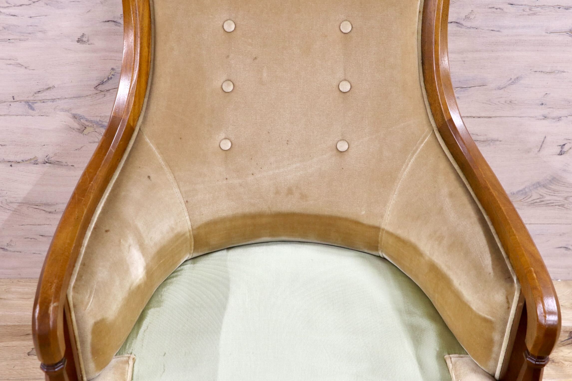 GMJK42○DREXEL HERITAGE / ドレクセルヘリテイジ Upholstery 1人掛けソファ シングルソファ クラシック ヴィンテージ 応接 読書椅子