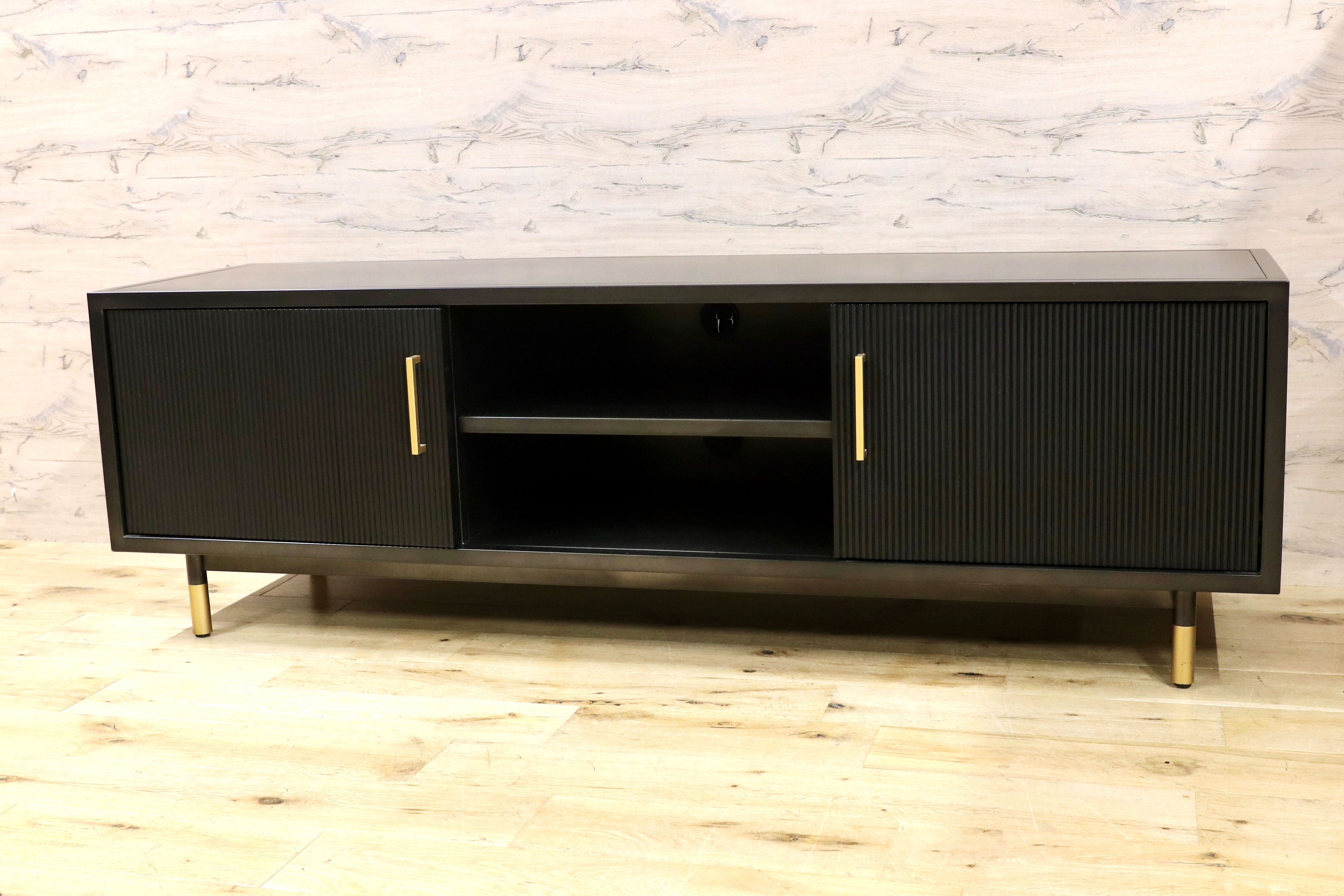 GMHK308○KARE / カレ Nero 廃番 テレビボード TVボード AVボード ローボード リビング収納 インダストリアル 約23.3万 稀少