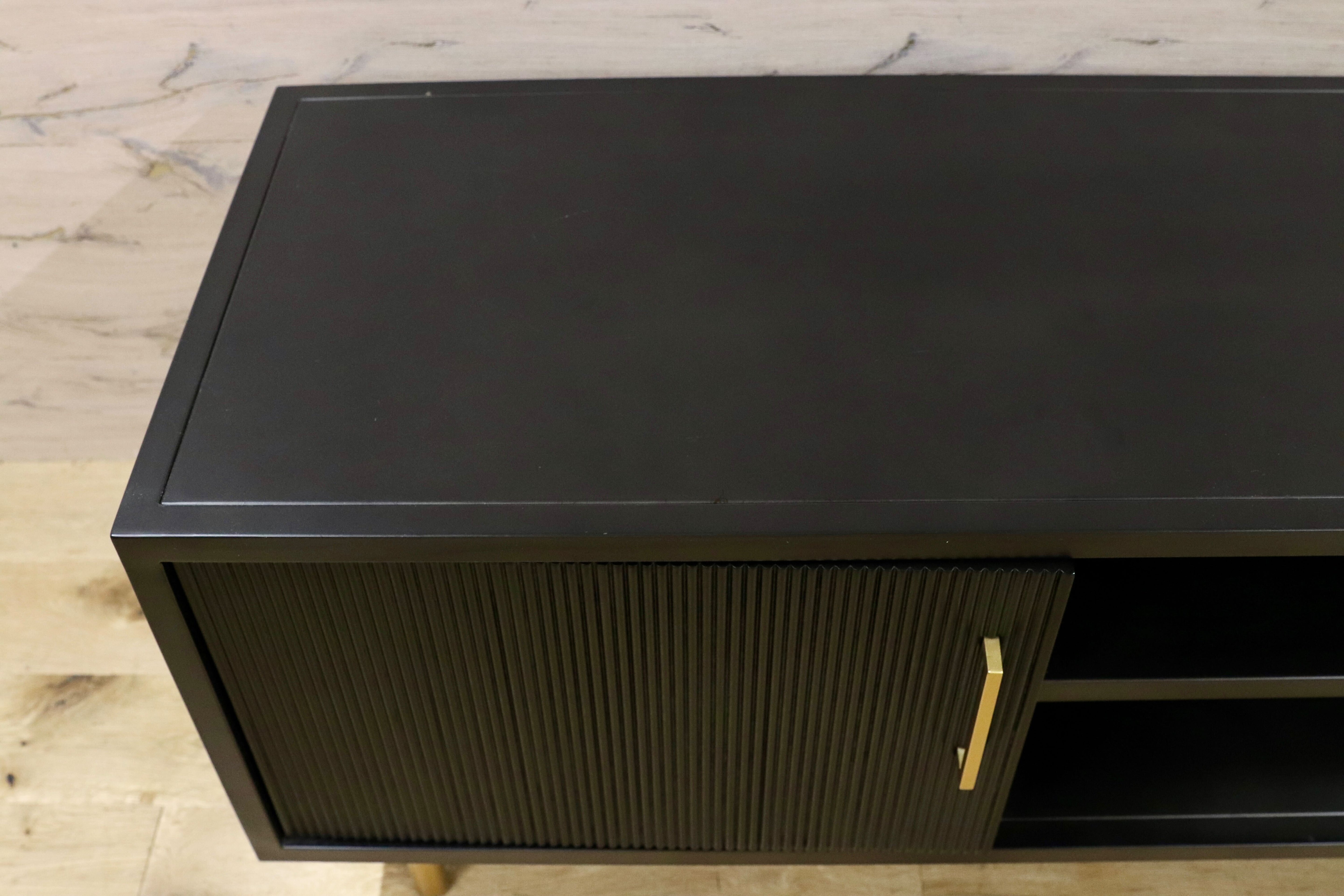 GMHK308○KARE / カレ Nero 廃番 テレビボード TVボード AVボード ローボード リビング収納 インダストリアル 約23.3万 稀少