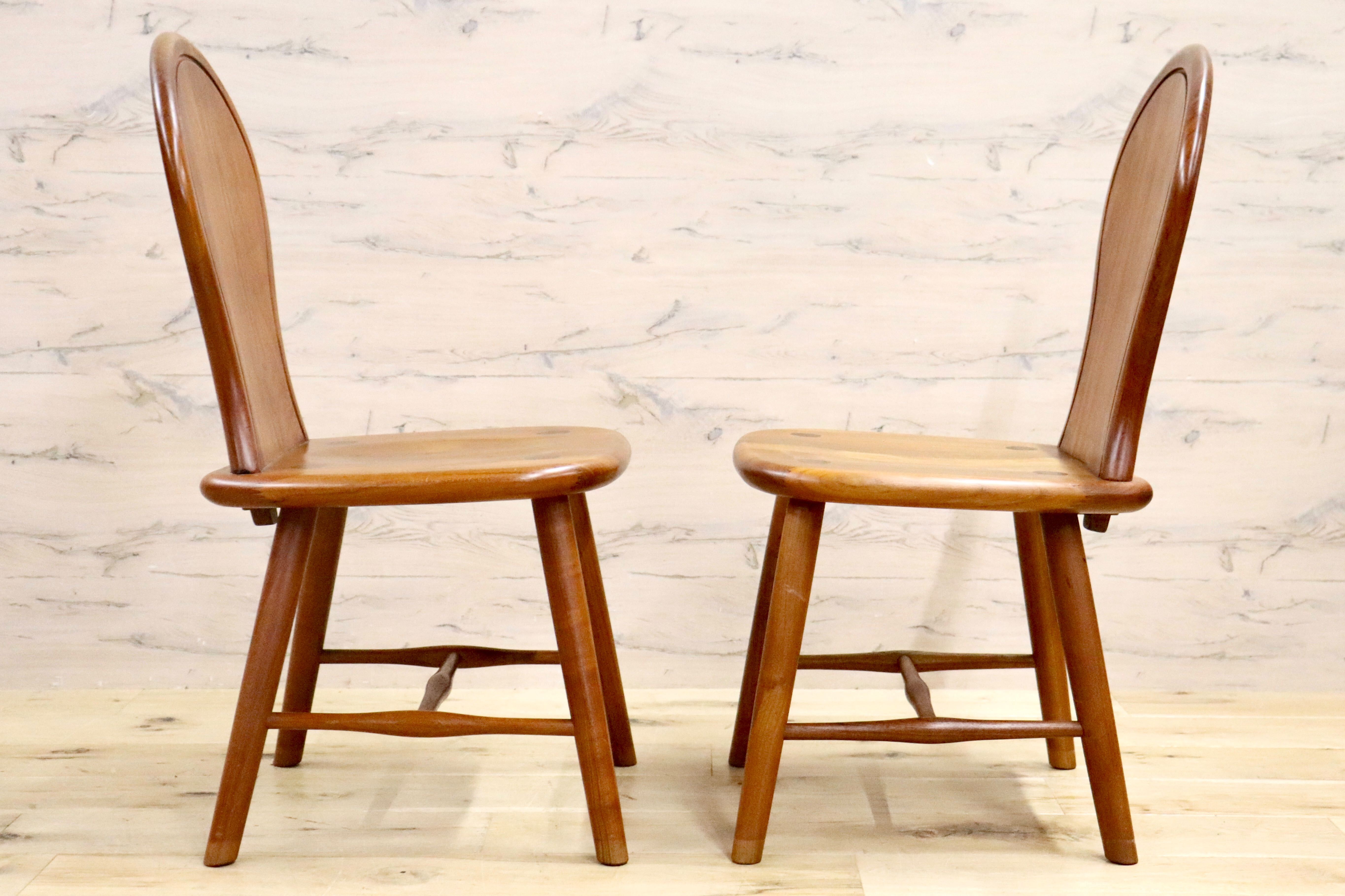 GMHK431A○FIVE STARS by Najico / ナジコ ダイニングチェア 2脚セット チーク無垢材 ナチュラル カントリー 北欧スタイル 稀少
