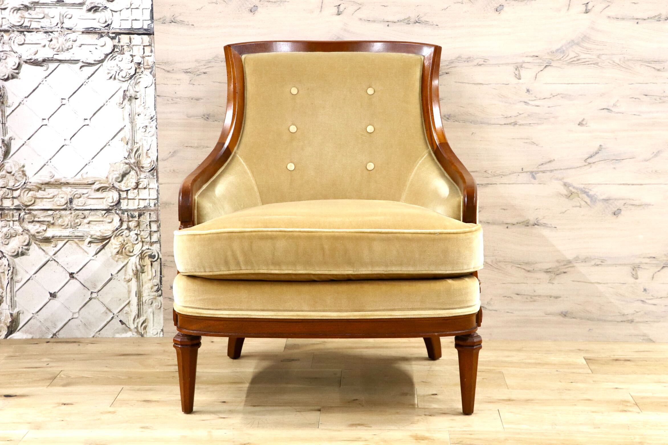 GMJK42A○DREXEL HERITAGE / ドレクセルヘリテイジ Upholstery 1人掛けソファ シングルソファ クラシック ヴィンテージ 応接 読書椅子