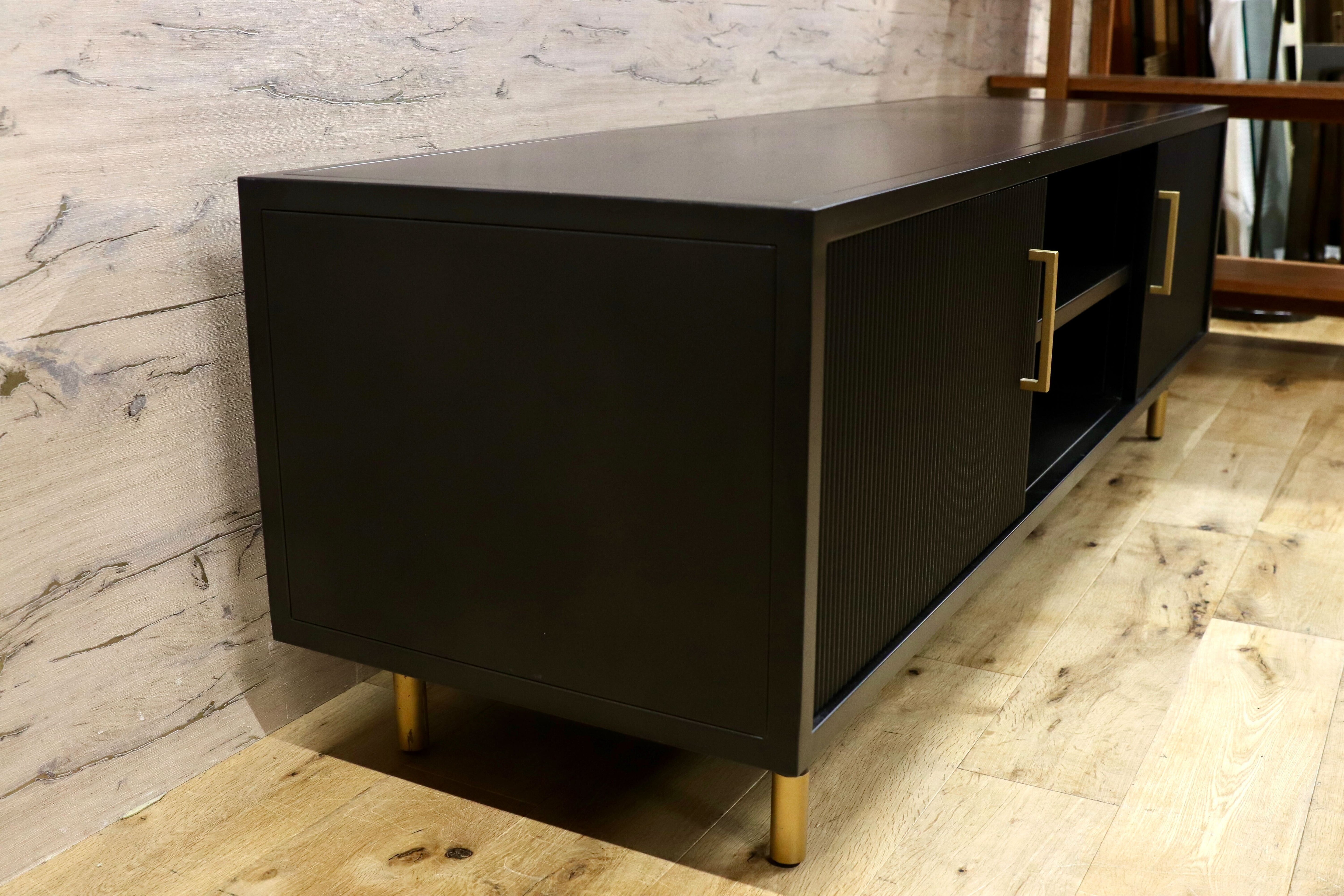 GMHK308○KARE / カレ Nero 廃番 テレビボード TVボード AVボード ローボード リビング収納 インダストリアル 約23.3万 稀少