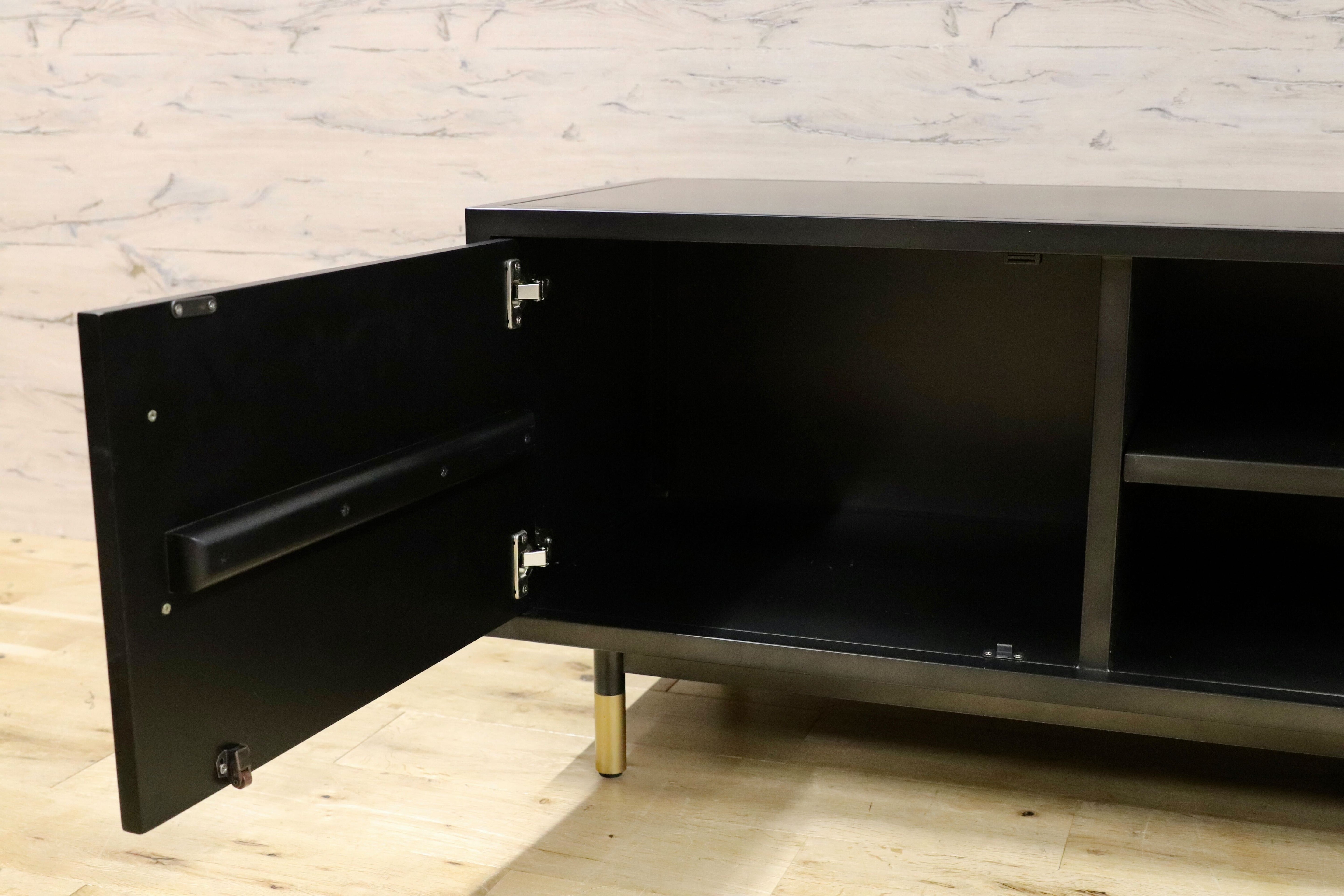 GMHK308○KARE / カレ Nero 廃番 テレビボード TVボード AVボード ローボード リビング収納 インダストリアル 約23.3万 稀少