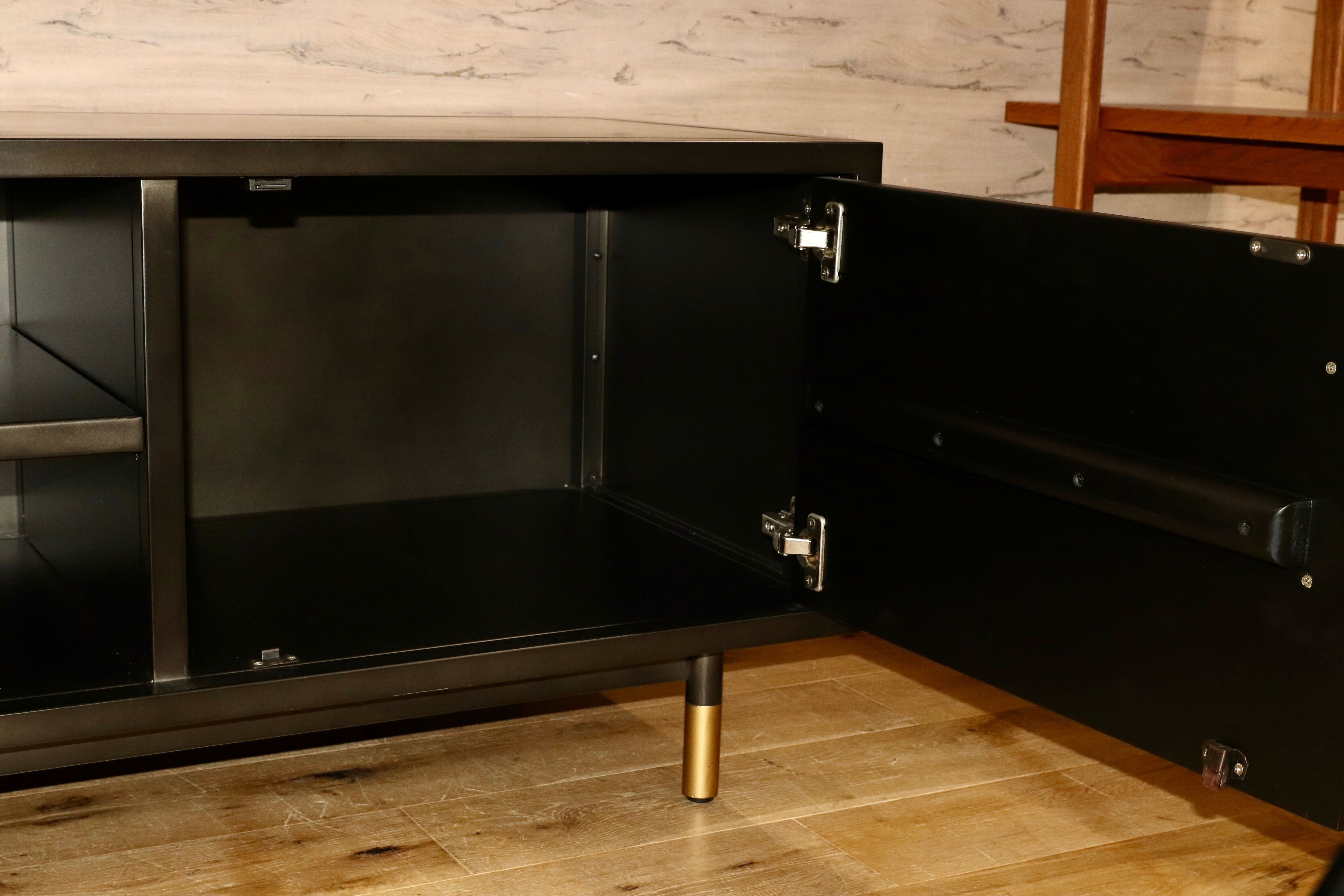 GMHK308○KARE / カレ Nero 廃番 テレビボード TVボード AVボード ローボード リビング収納 インダストリアル 約23.3万 稀少