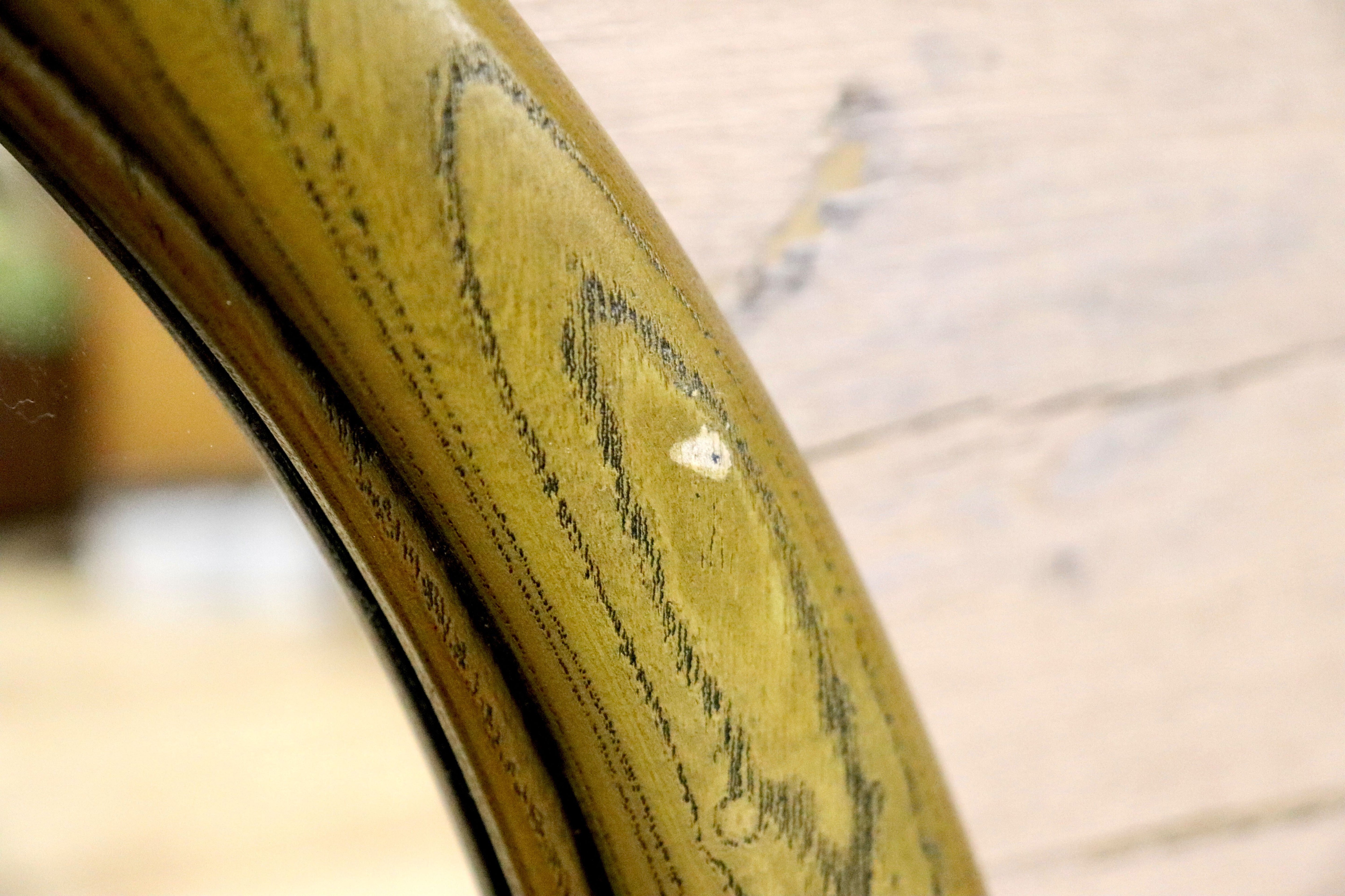 GMHH255○クラシカル ウォールミラー 木彫り 壁掛け鏡 木製フレーム ミラー クラシック 雑貨 楕円形