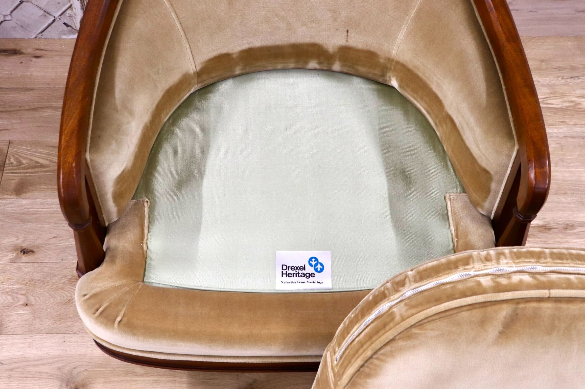 GMJK42A○DREXEL HERITAGE / ドレクセルヘリテイジ Upholstery 1人掛けソファ シングルソファ クラシック ヴィンテージ 応接 読書椅子