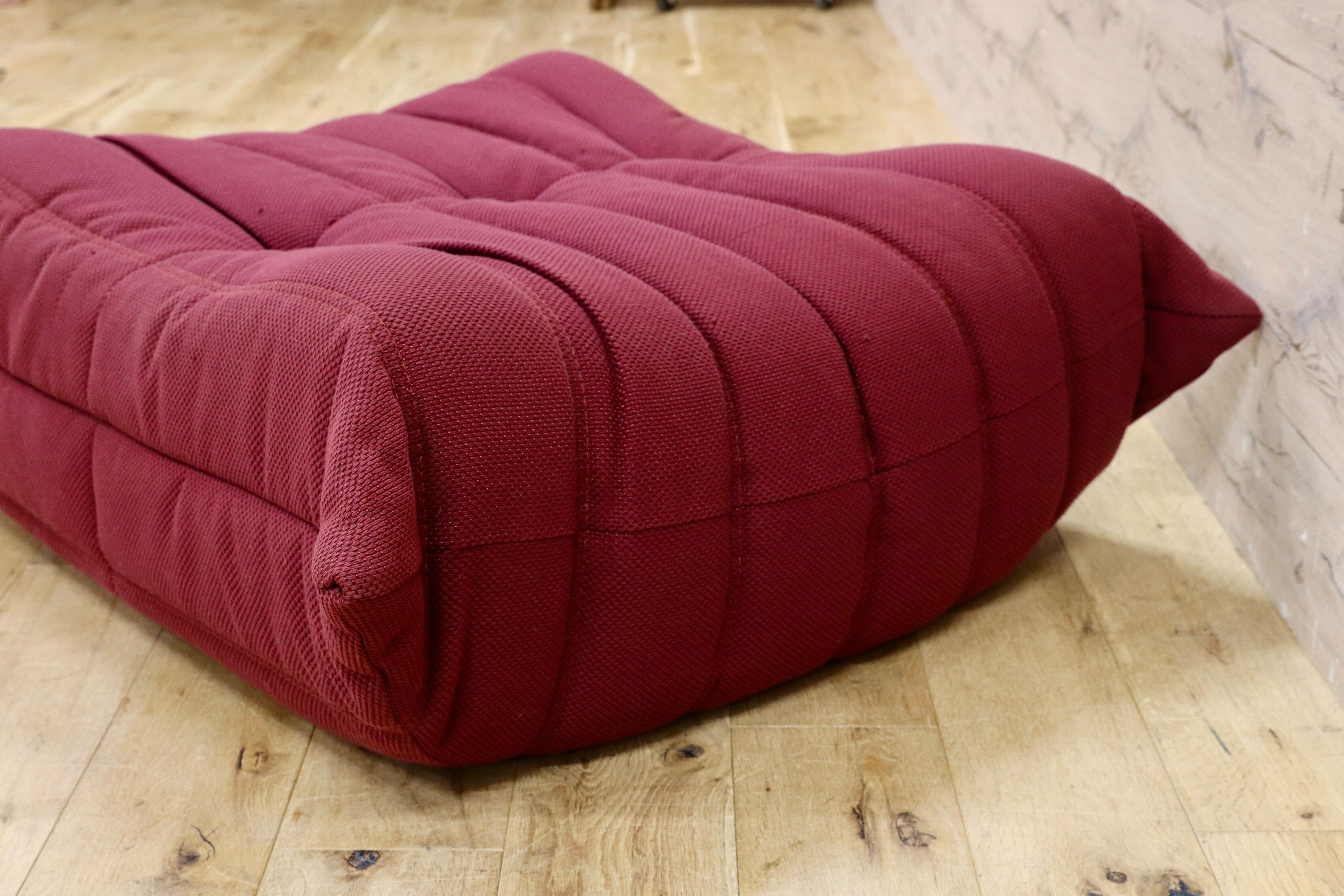 GMHK688○ligne roset / リーンロゼ TOGO トーゴ パフ オットマン フランス モダン デザイナーズ ファブリック フランスベッド