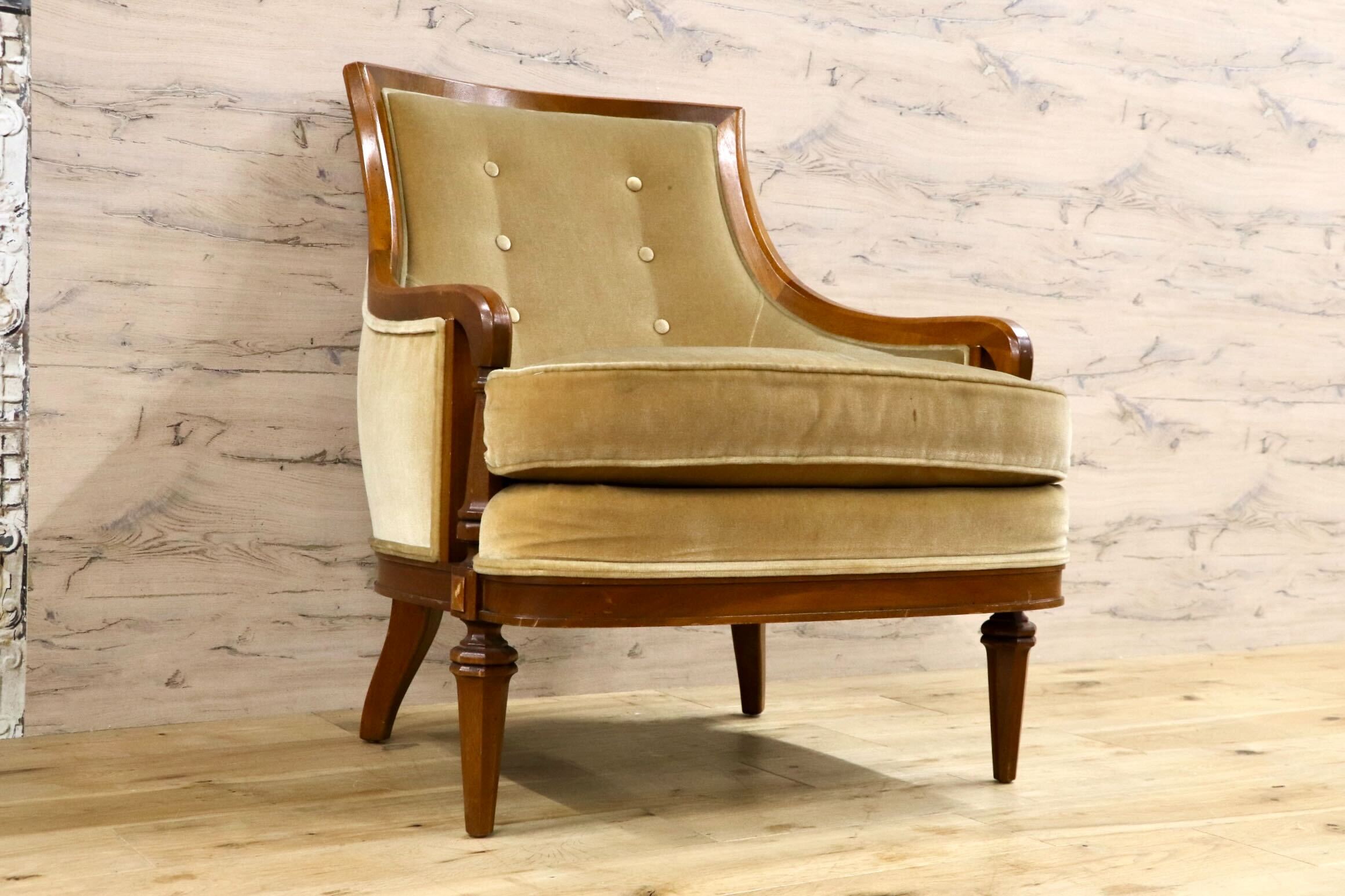 GMJK42B○DREXEL HERITAGE / ドレクセルヘリテイジ Upholstery 1人掛けソファ シングルソファ クラシック ヴィンテージ 応接 読書椅子