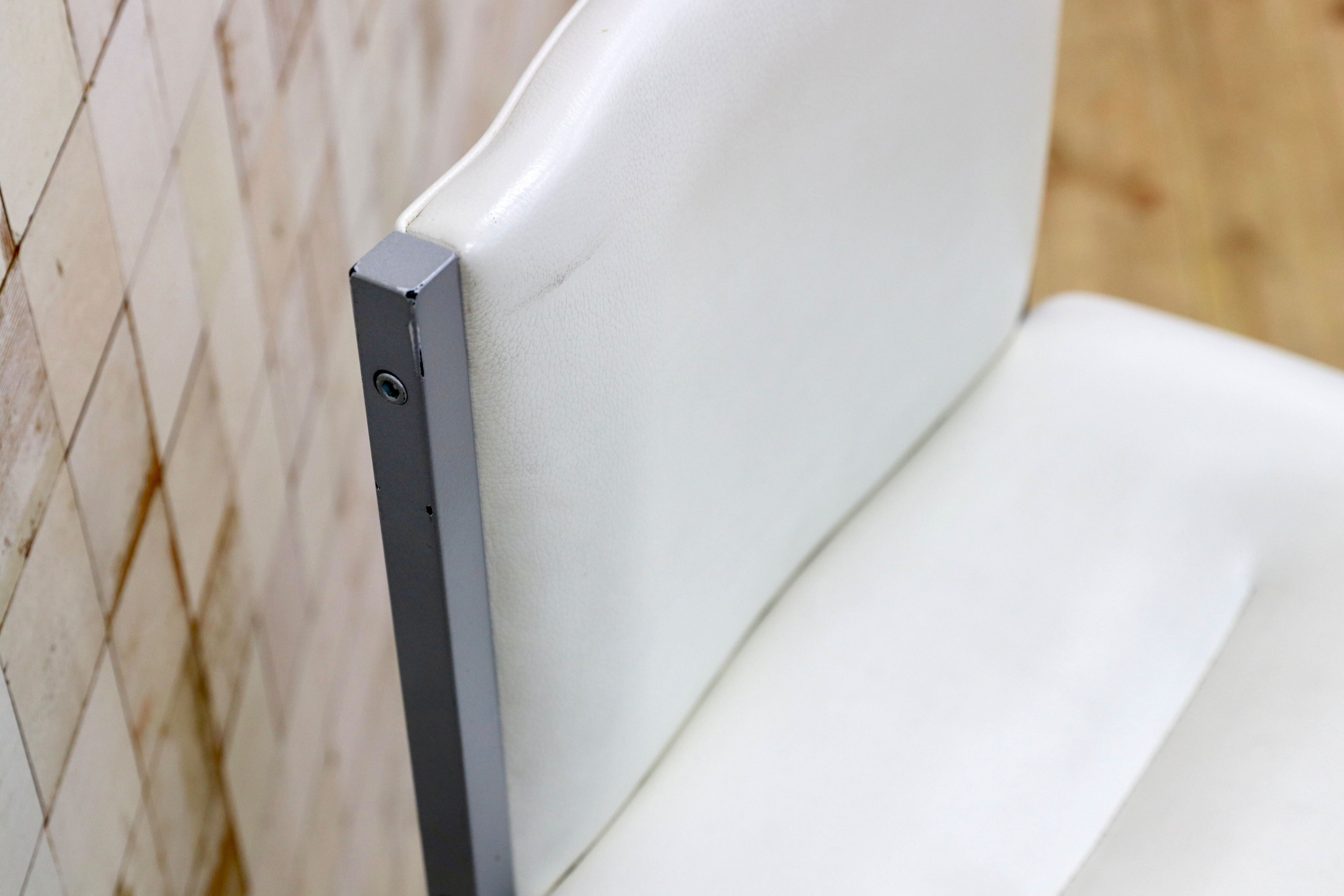 GMIO64D○cassina ixc / カッシーナイクスシー LIMA リマ レザー カウンターチェア ハイチェア 椅子 白 イタリアモダン 定価約13万