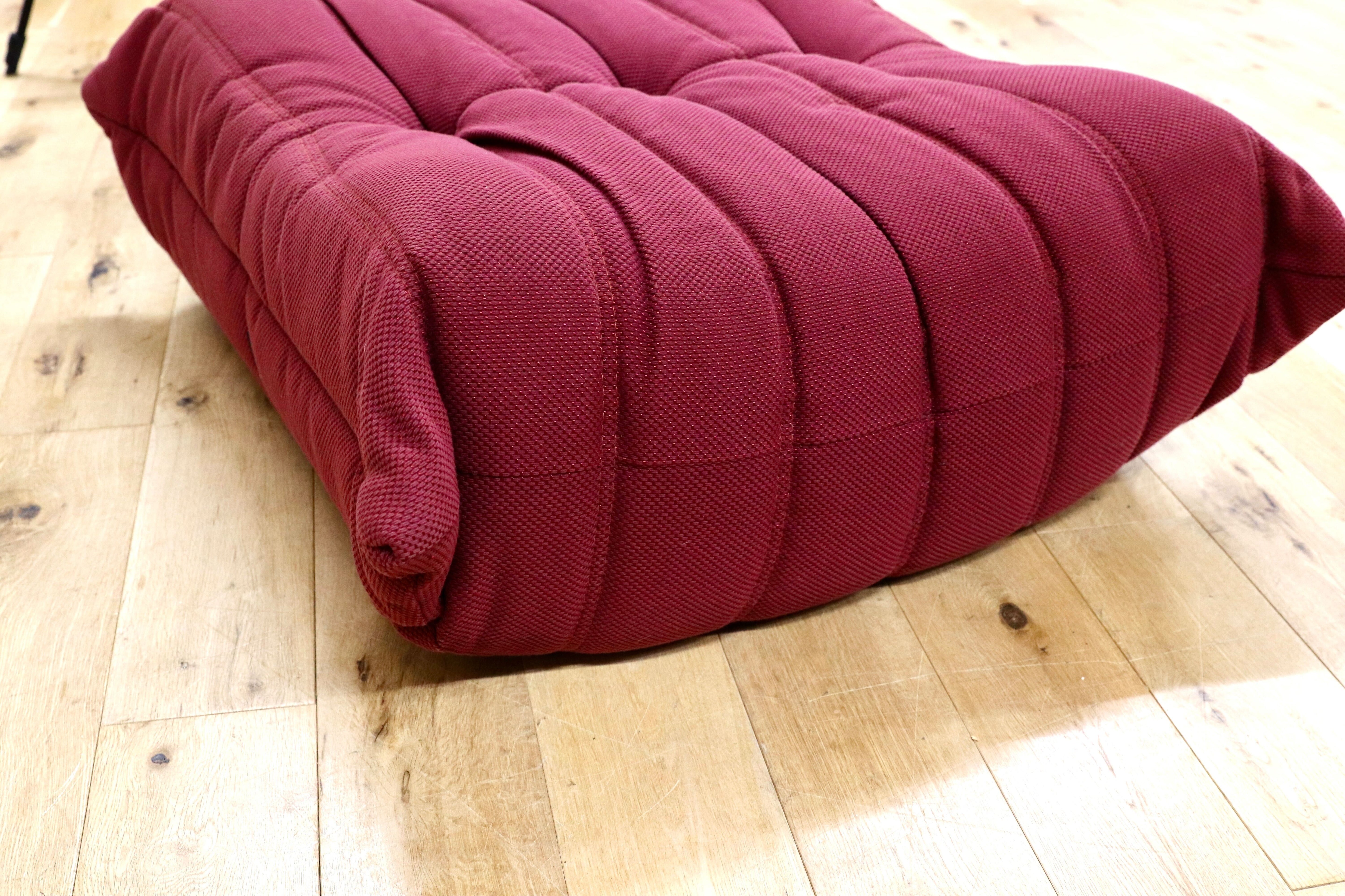 GMHK688○ligne roset / リーンロゼ TOGO トーゴ パフ オットマン フランス モダン デザイナーズ ファブリック フランスベッド