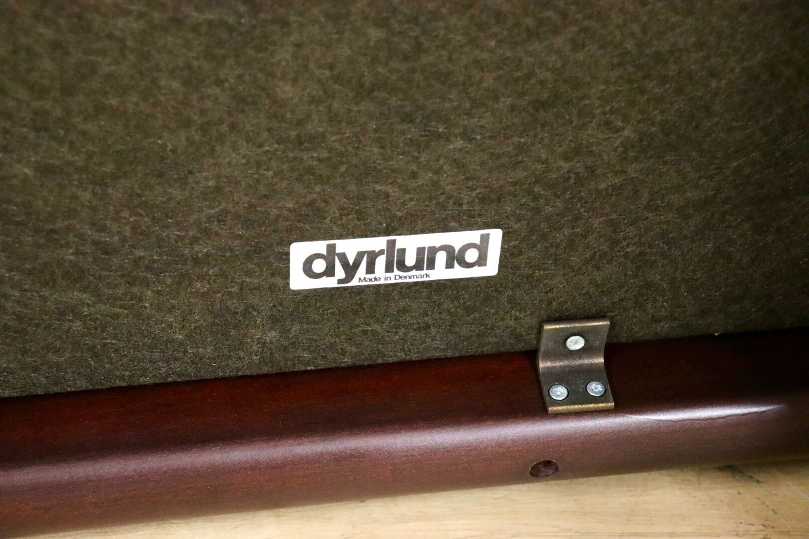 GMGK517B○Dyrlund / デューロン 1人掛けソファ シングルソファ 椅子 北欧 デンマーク ローズウッド 本革 希少 ヴィンテージ 約40万