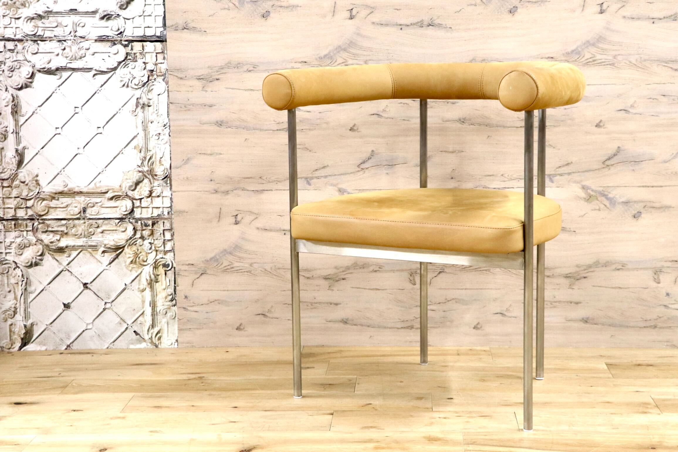 GMJH19○UNITED STRANGERS / ユナイテッド・ストレンジャーズ The Grafton Dining Chair ダイニングチェア 本革 フルアニリン 定価約11万