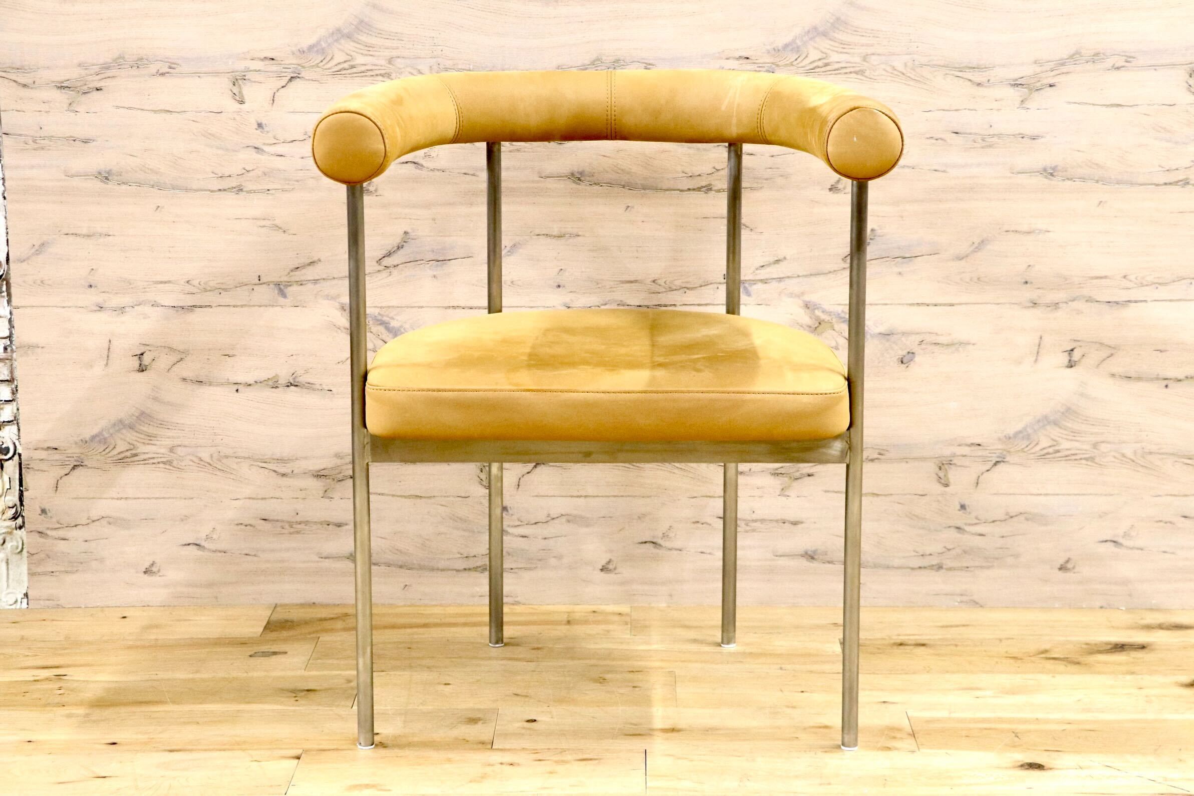 GMJH19○UNITED STRANGERS / ユナイテッド・ストレンジャーズ The Grafton Dining Chair ダイニングチェア 本革 フルアニリン 定価約11万