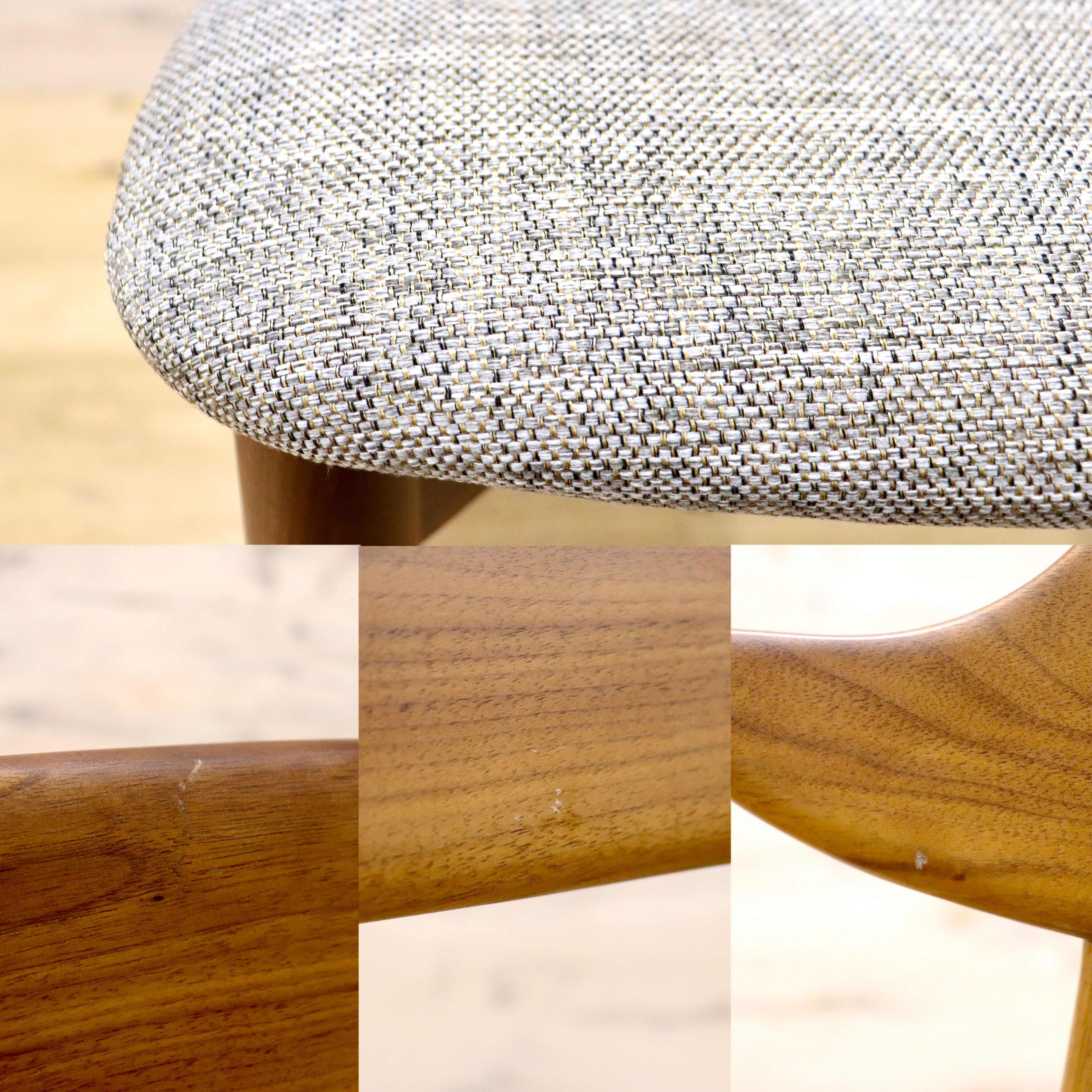 GMHN320C○ CHERRY FURNITURE / 桜屋工業 チェリー ダイニングチェア 椅子 ファブリック 北欧スタイル シンプル モダン 展示未使用品