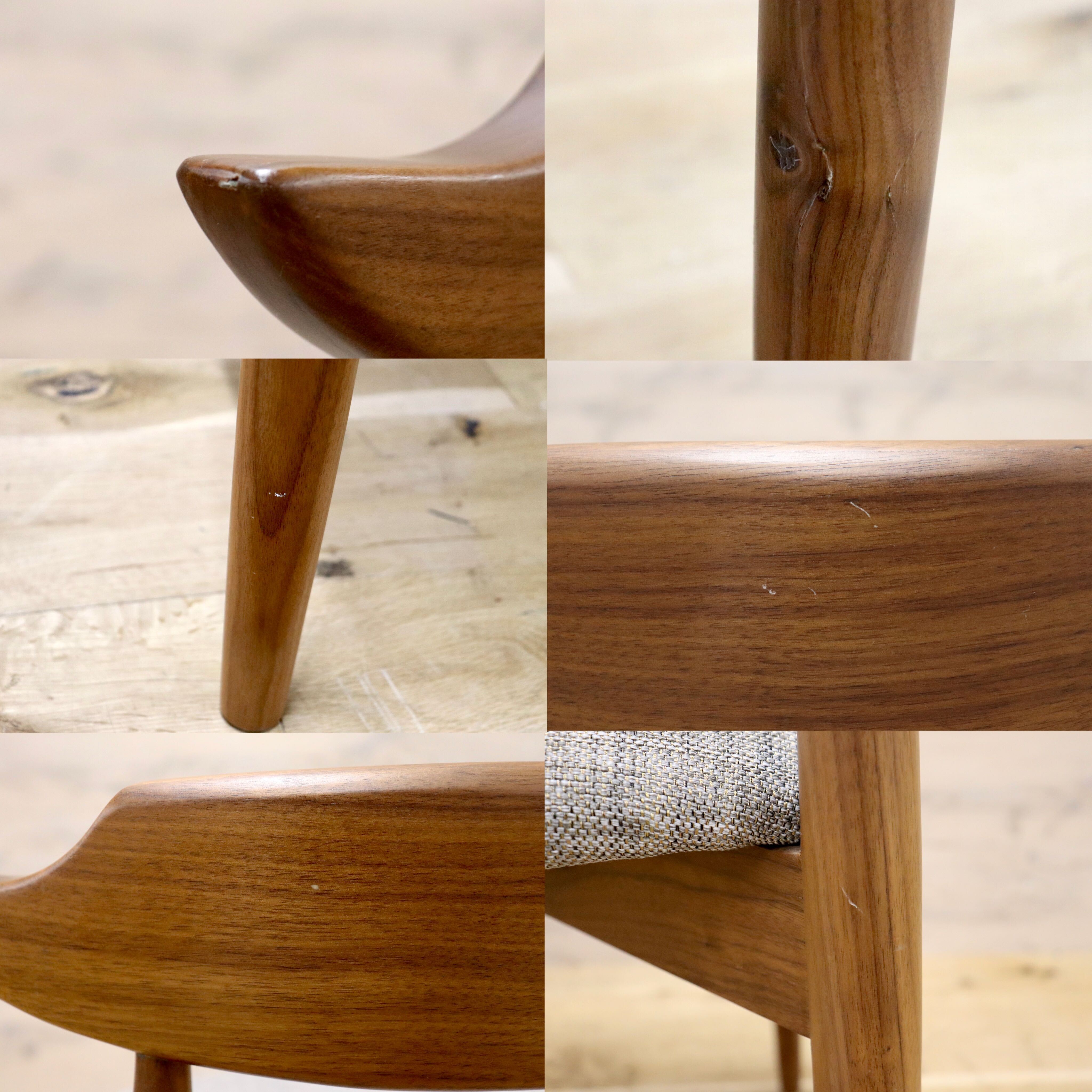 GMHN320C○ CHERRY FURNITURE / 桜屋工業 チェリー ダイニングチェア 椅子 ファブリック 北欧スタイル シンプル モダン 展示未使用品