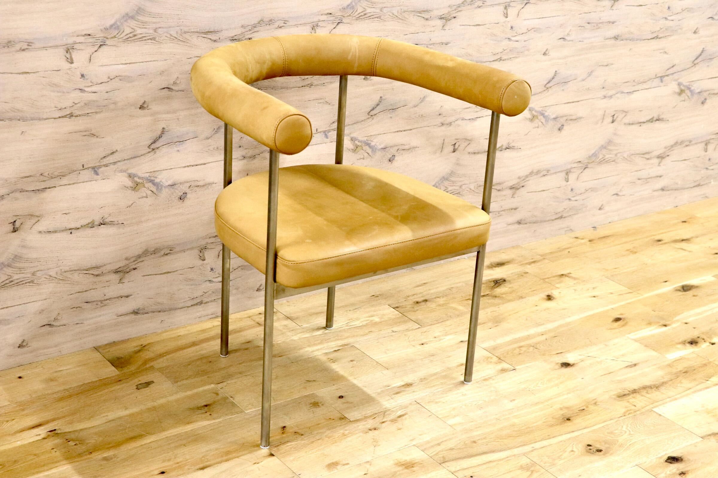 GMJH19○UNITED STRANGERS / ユナイテッド・ストレンジャーズ The Grafton Dining Chair ダイニングチェア 本革 フルアニリン 定価約11万