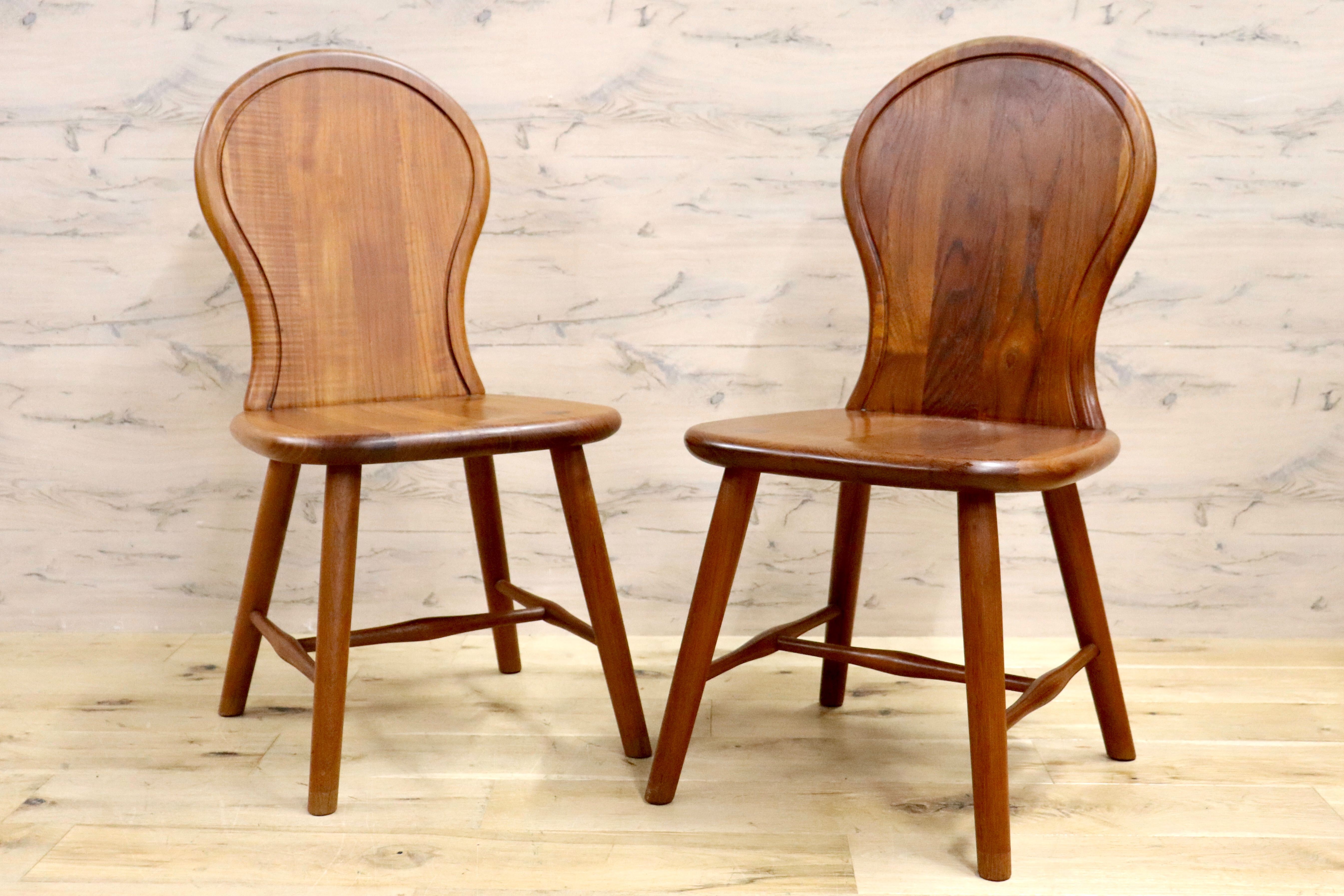 GMHK431B○FIVE STARS by Najico / ナジコ ダイニングチェア 2脚セット チーク無垢材 ナチュラル カントリー 北欧スタイル 稀少