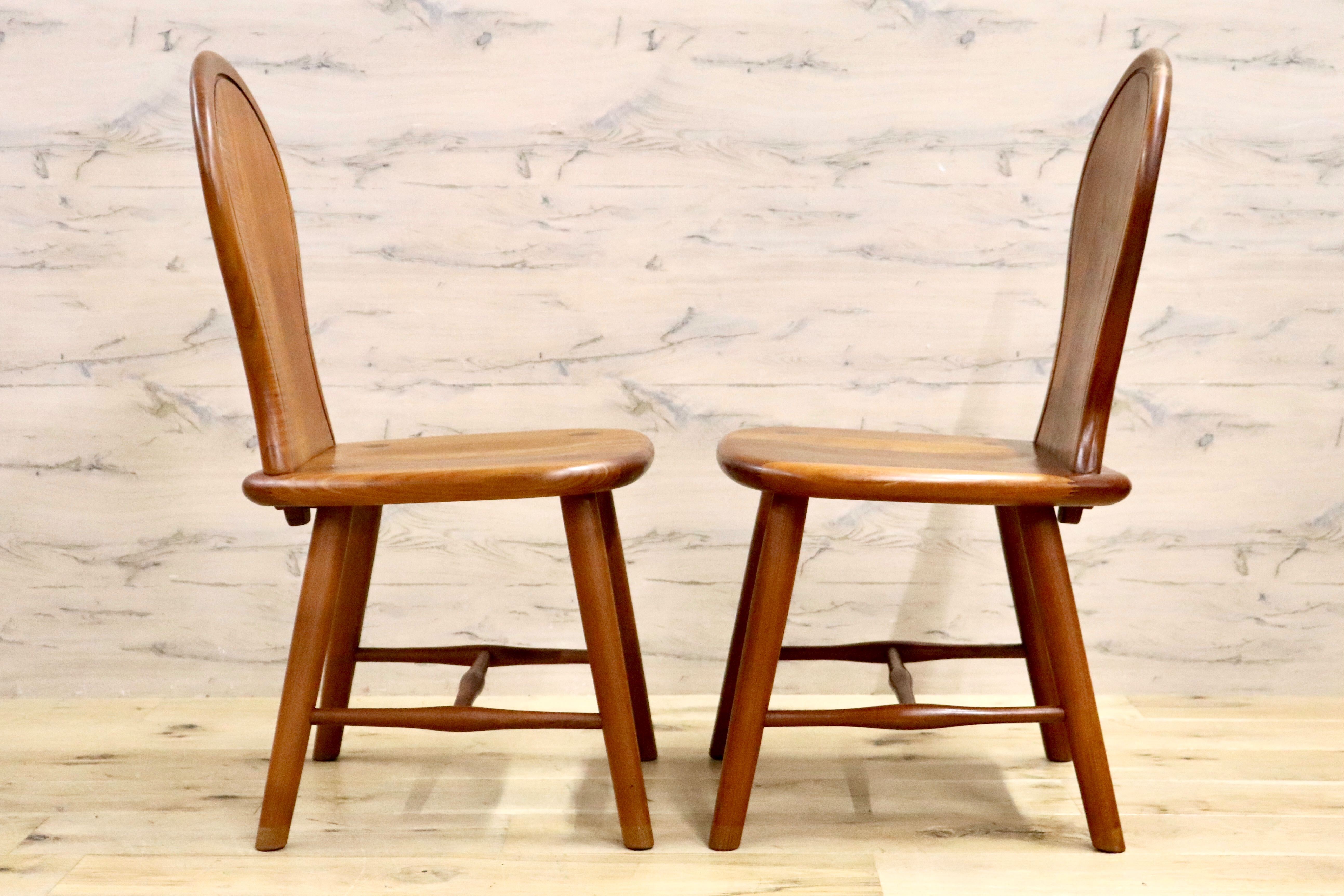 GMHK431B○FIVE STARS by Najico / ナジコ ダイニングチェア 2脚セット チーク無垢材 ナチュラル カントリー 北欧スタイル 稀少